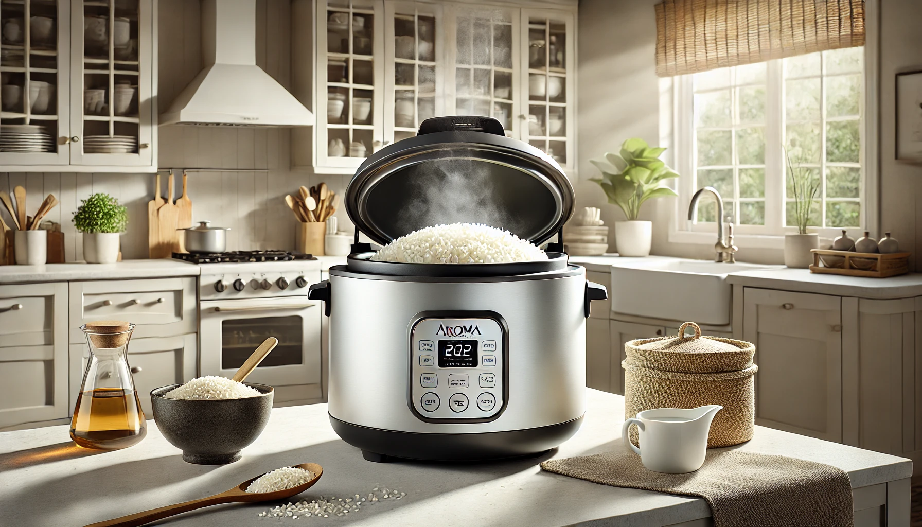 how to cook rice in an aroma rice cooker