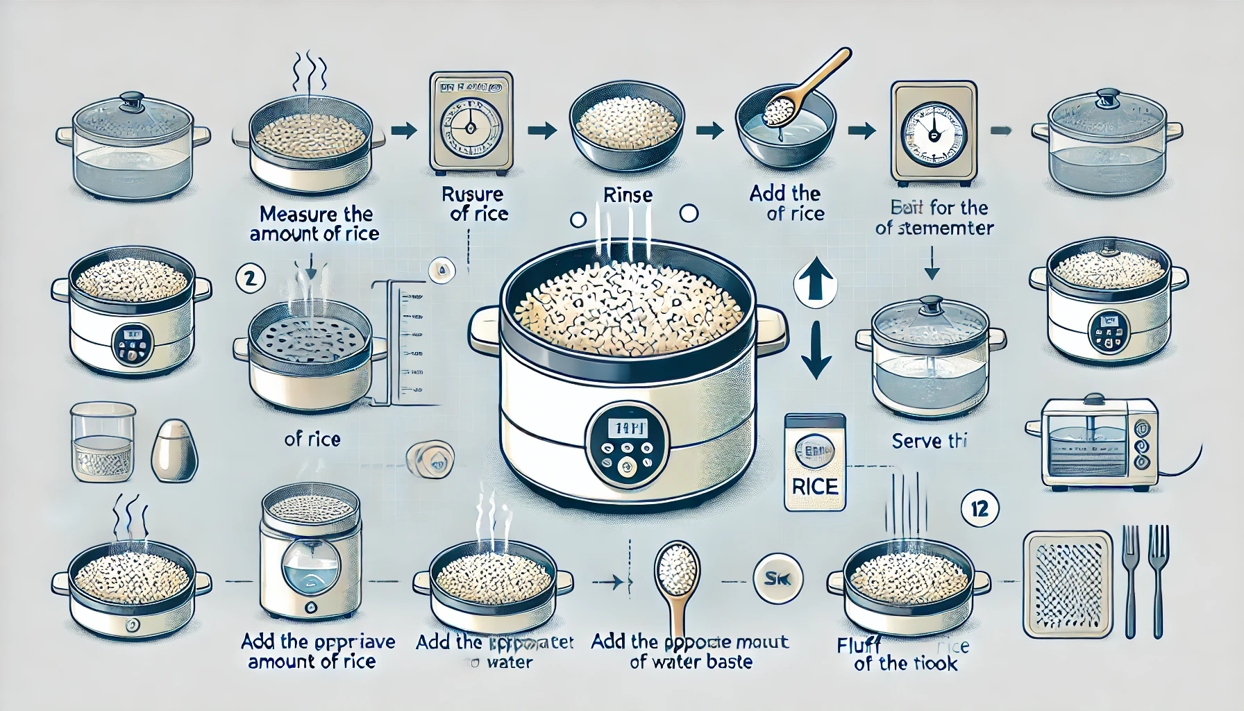how to cook rice in the steamer