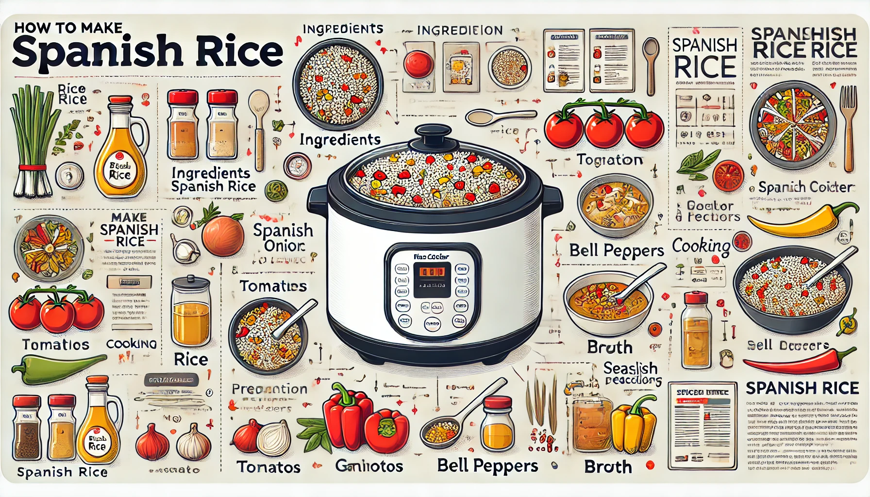 how to make spanish rice in rice cooker