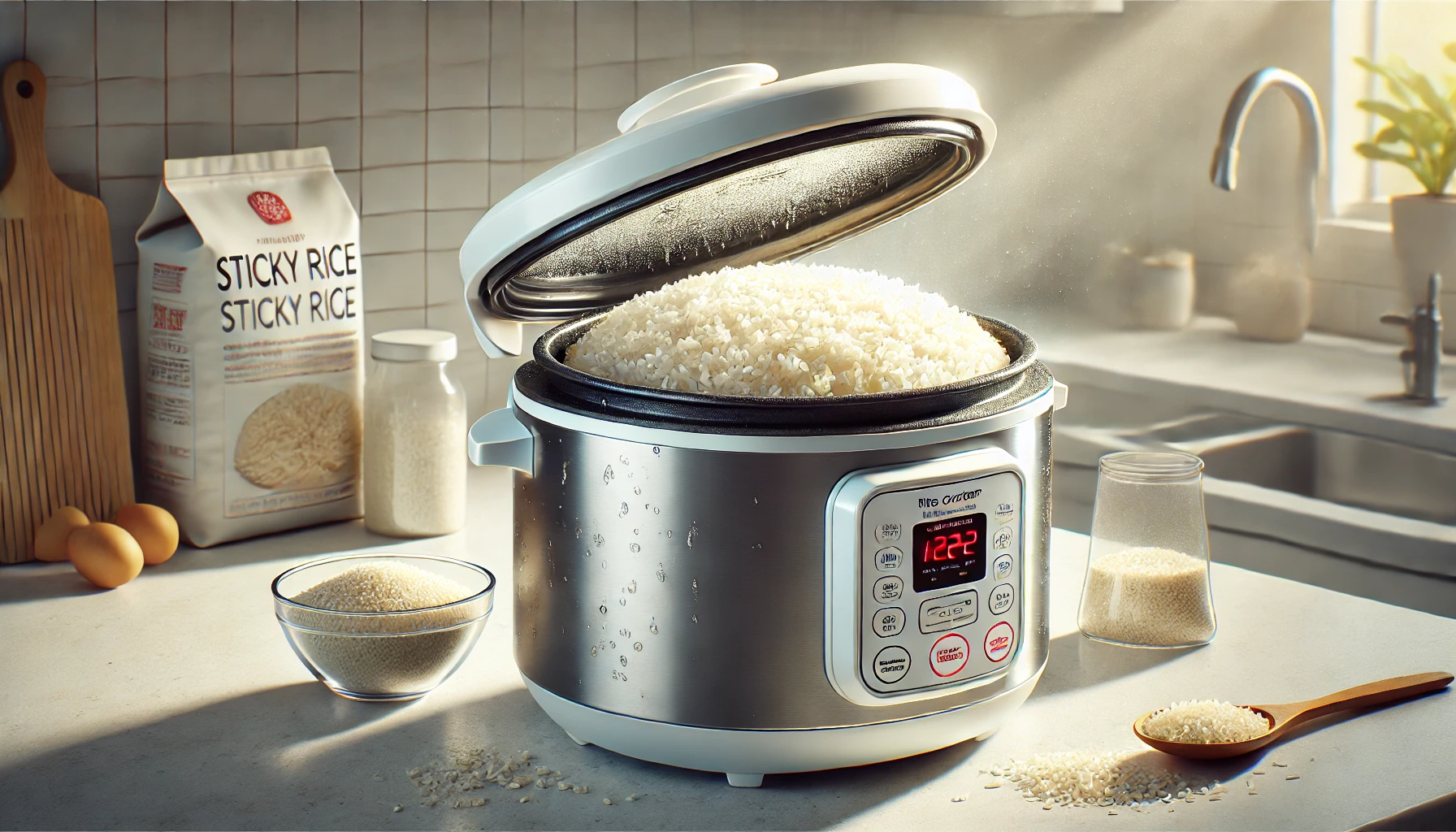 how to make sticky rice in a rice cooker