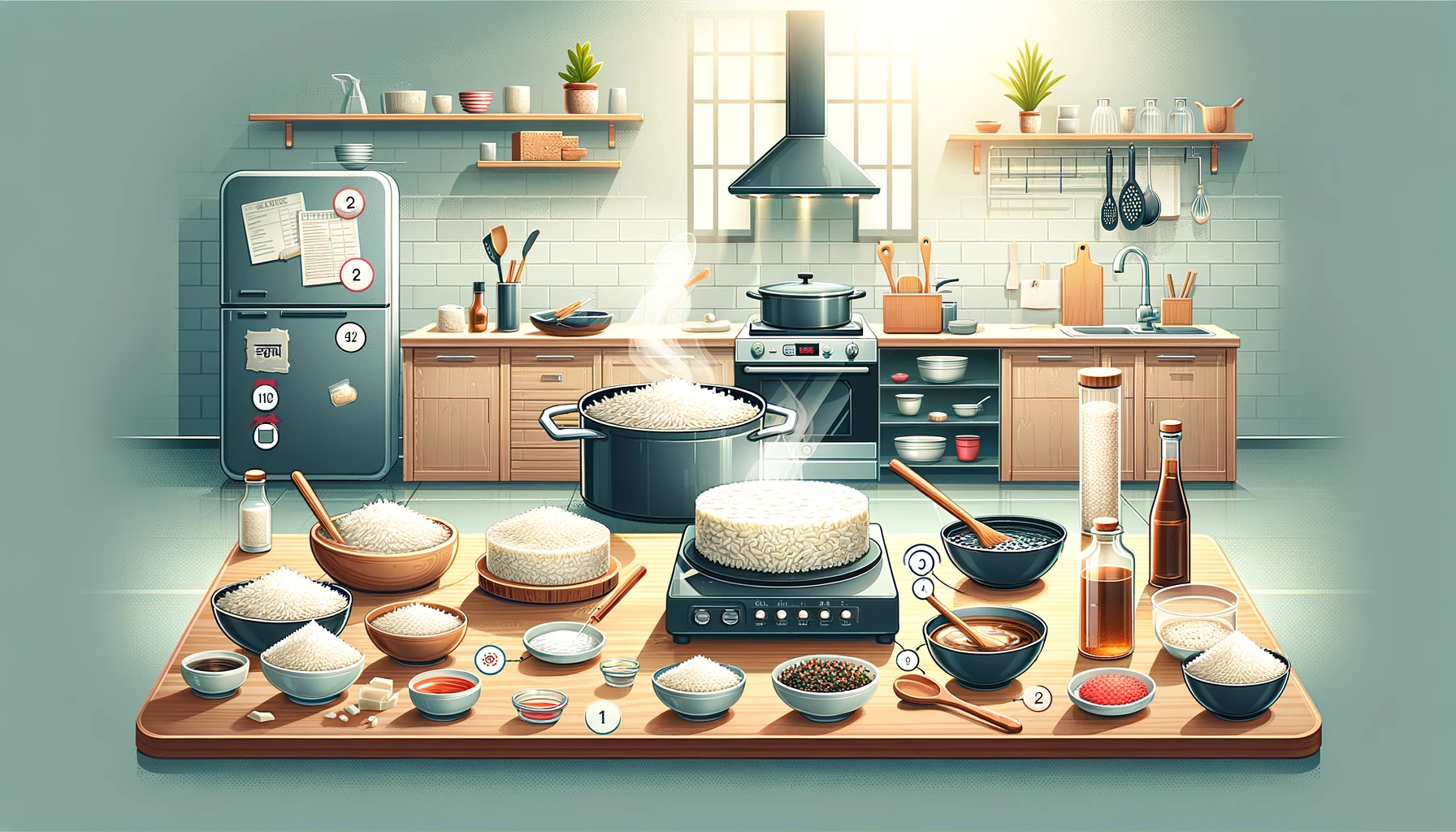 how to prepare rice cakes
