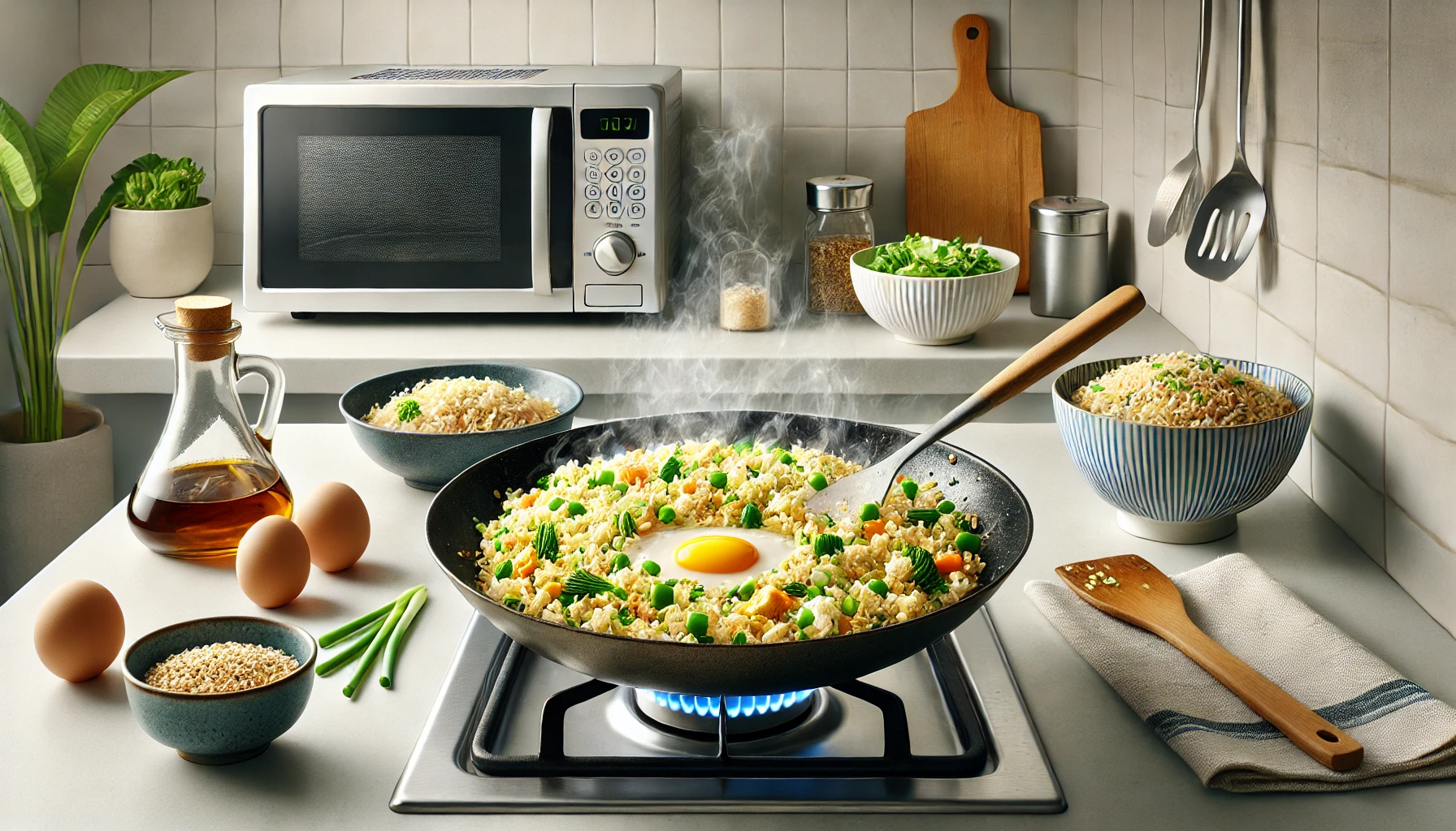 how to reheat egg fried rice