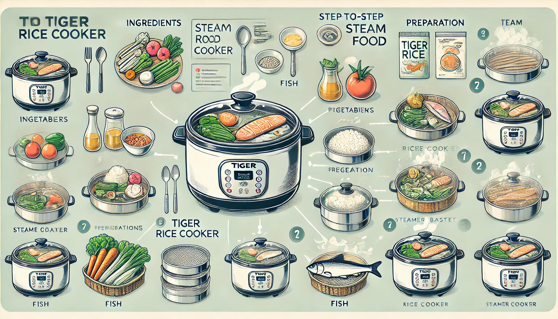 how to steam in tiger rice cooker