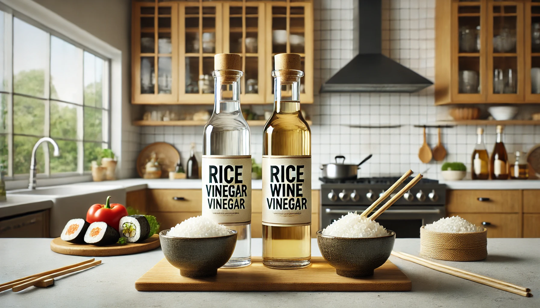 whats the difference between rice vinegar and rice wine vinegar