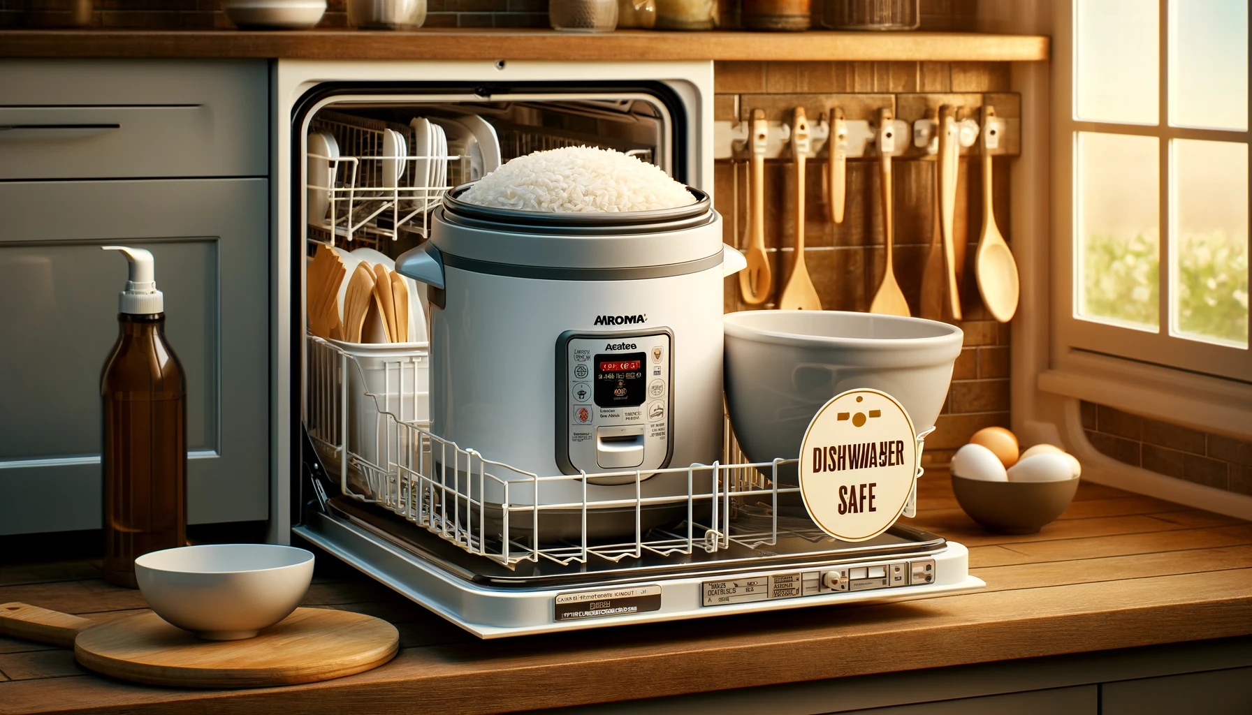 aroma rice cooker dishwasher safe