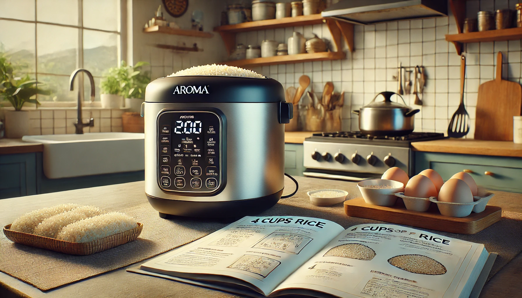 aroma rice cooker instructions 4 cup
