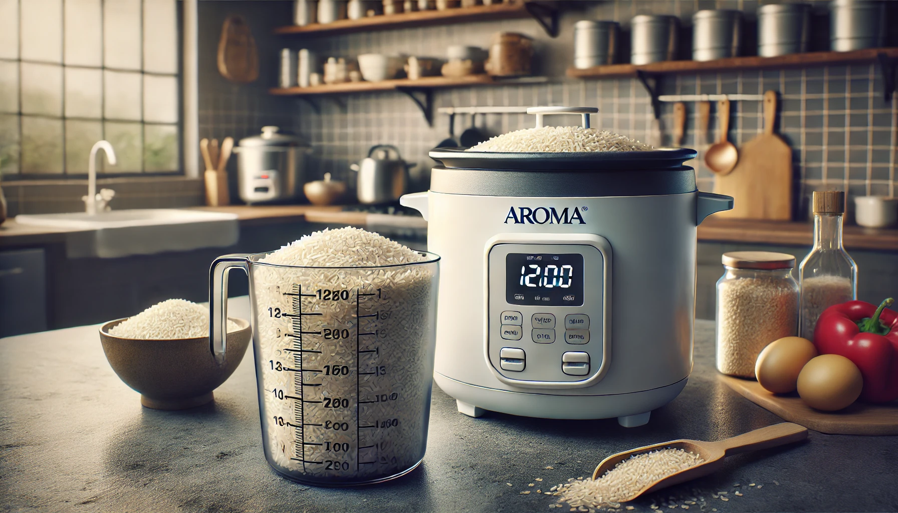 aroma rice cooker measuring cup