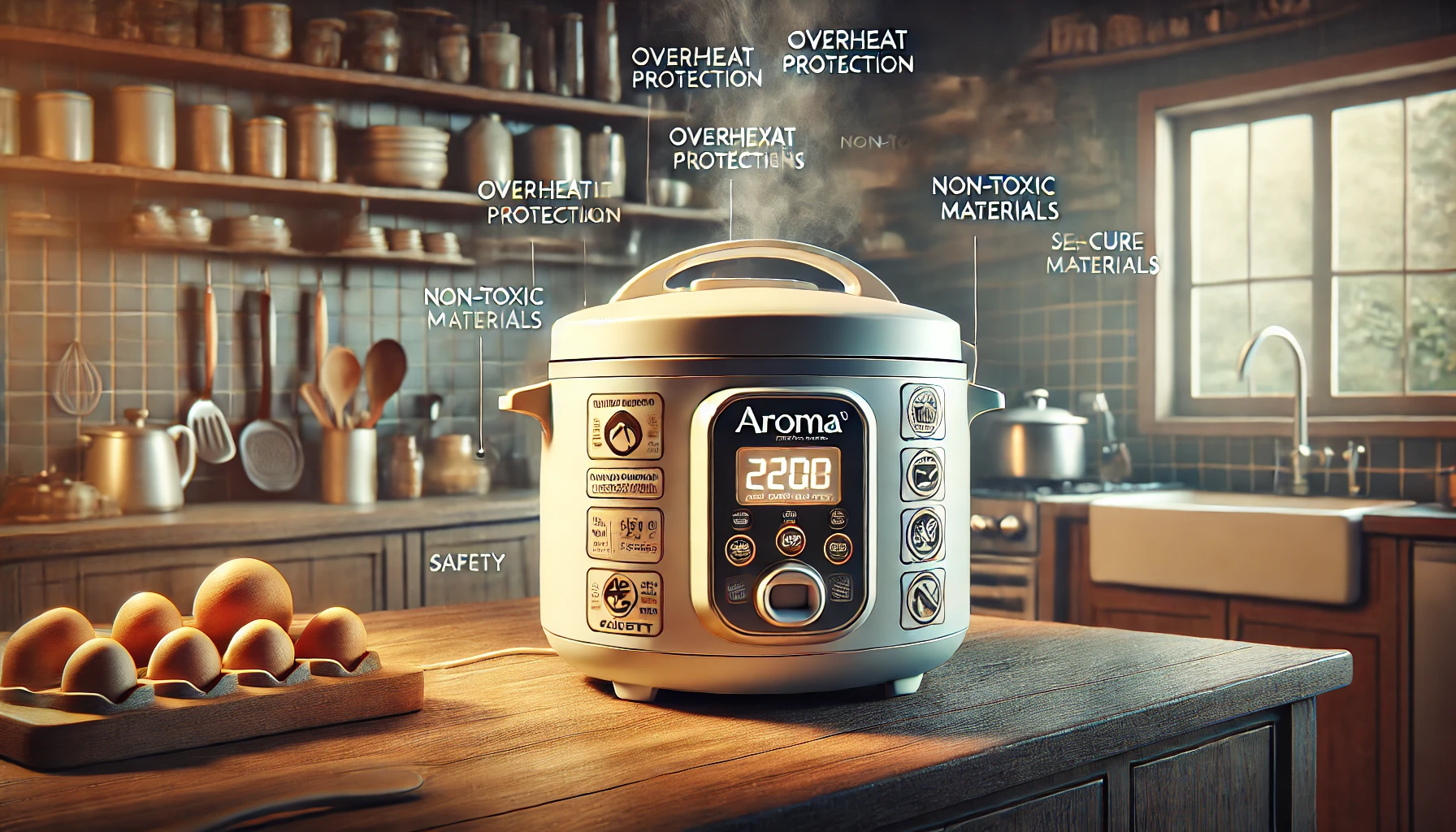 aroma rice cooker safe