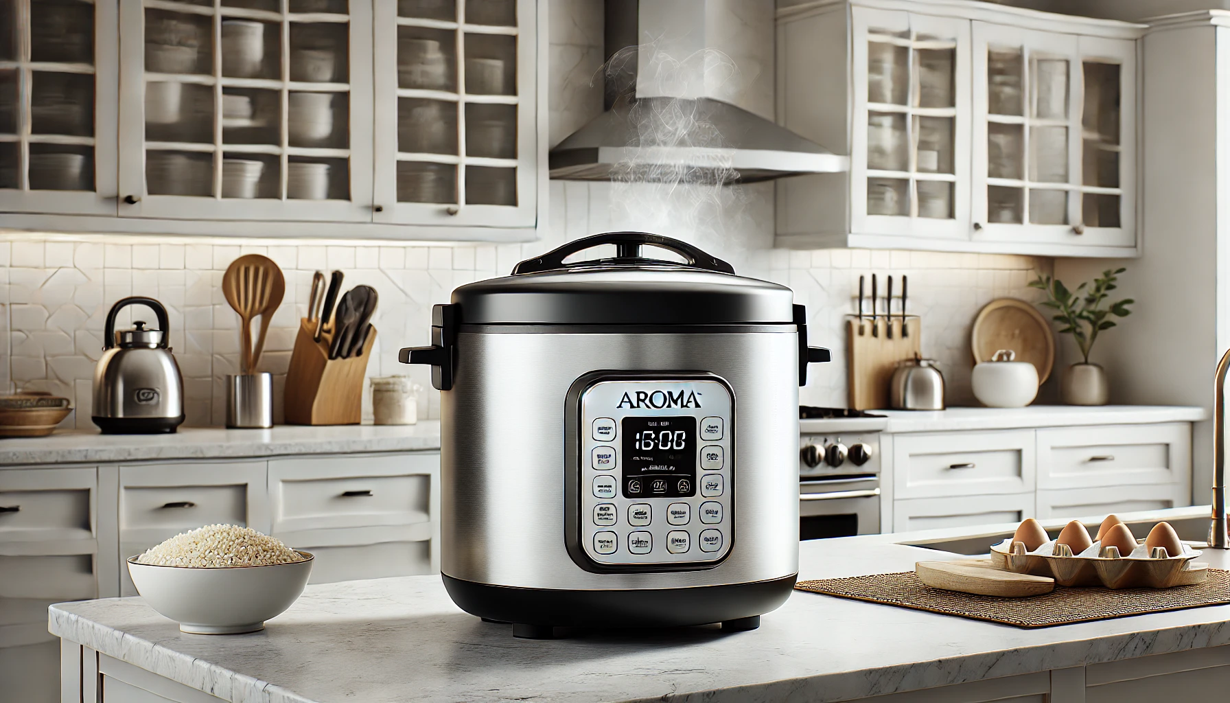 how do i use my aroma 8 cup rice cooker