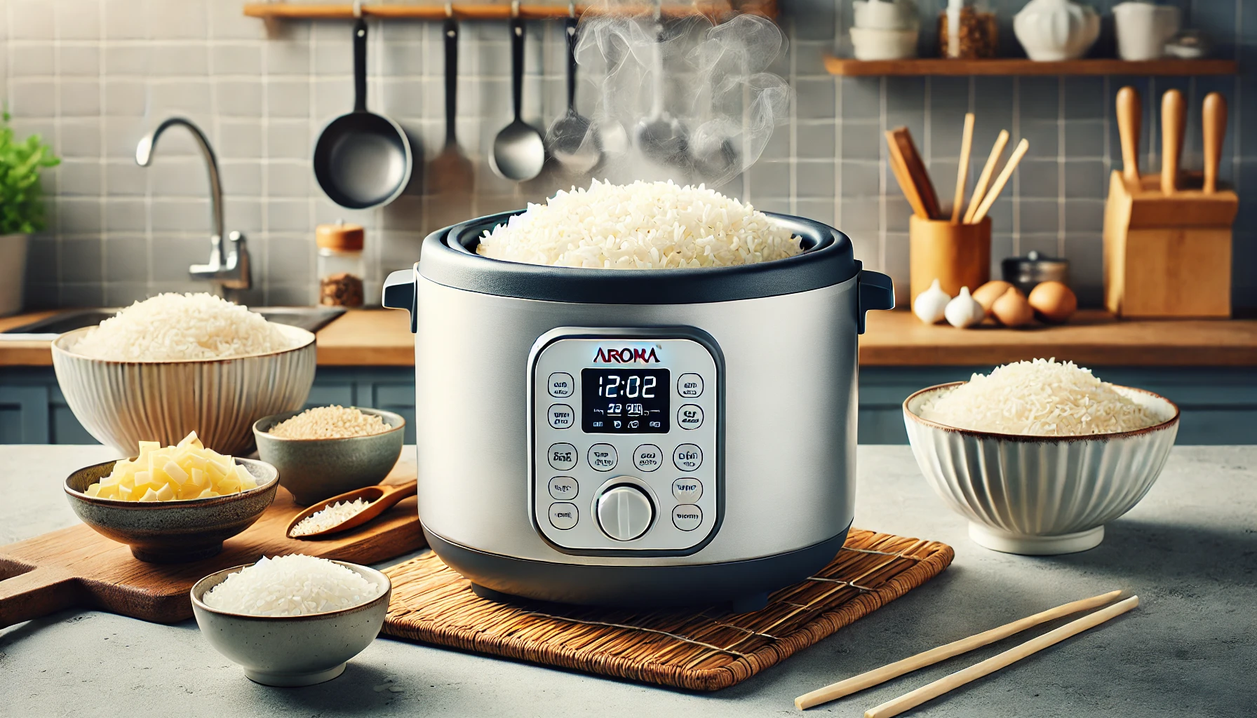how do i use my small aroma rice cooker