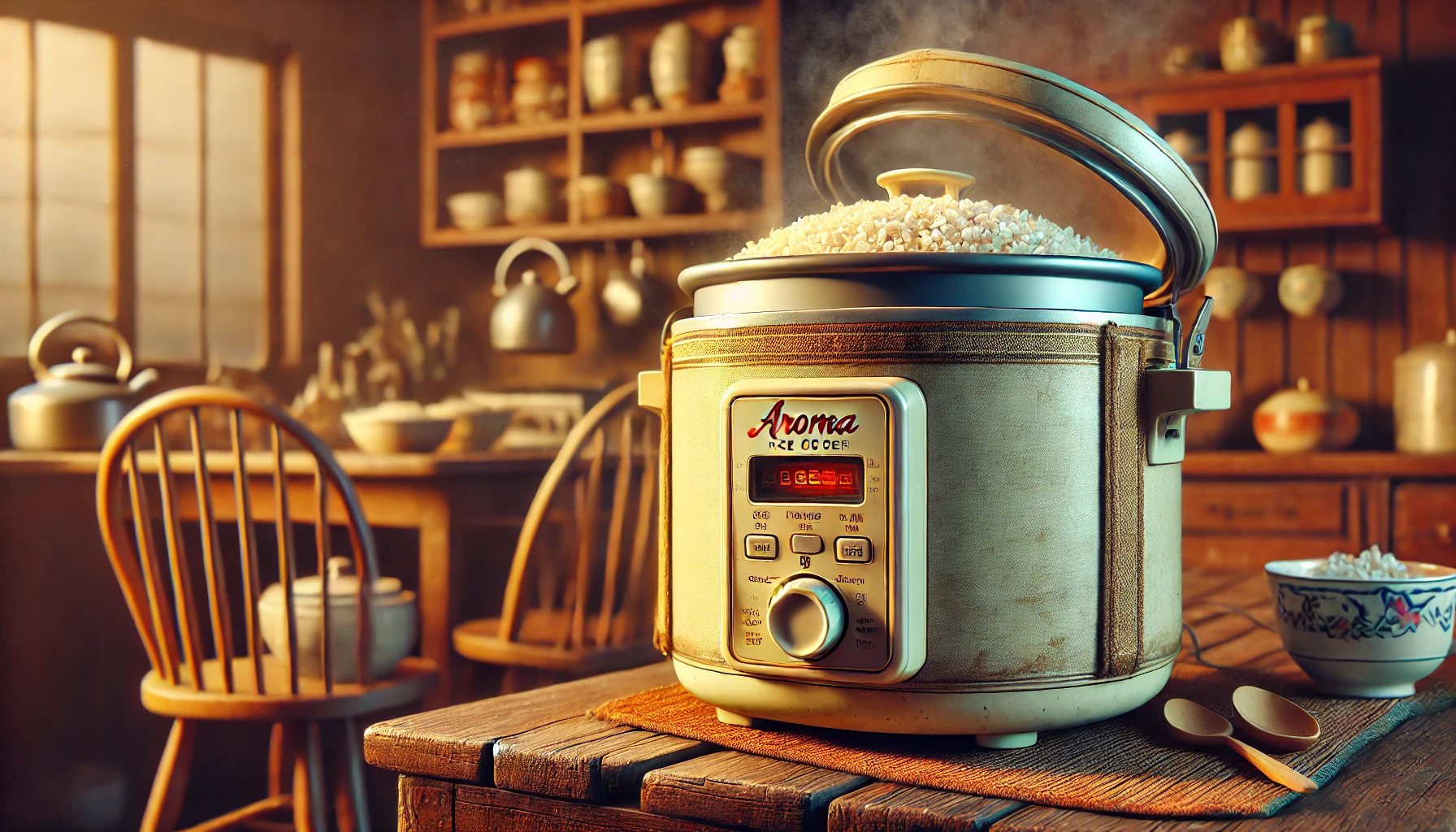 how do you use an old aroma rice cooker