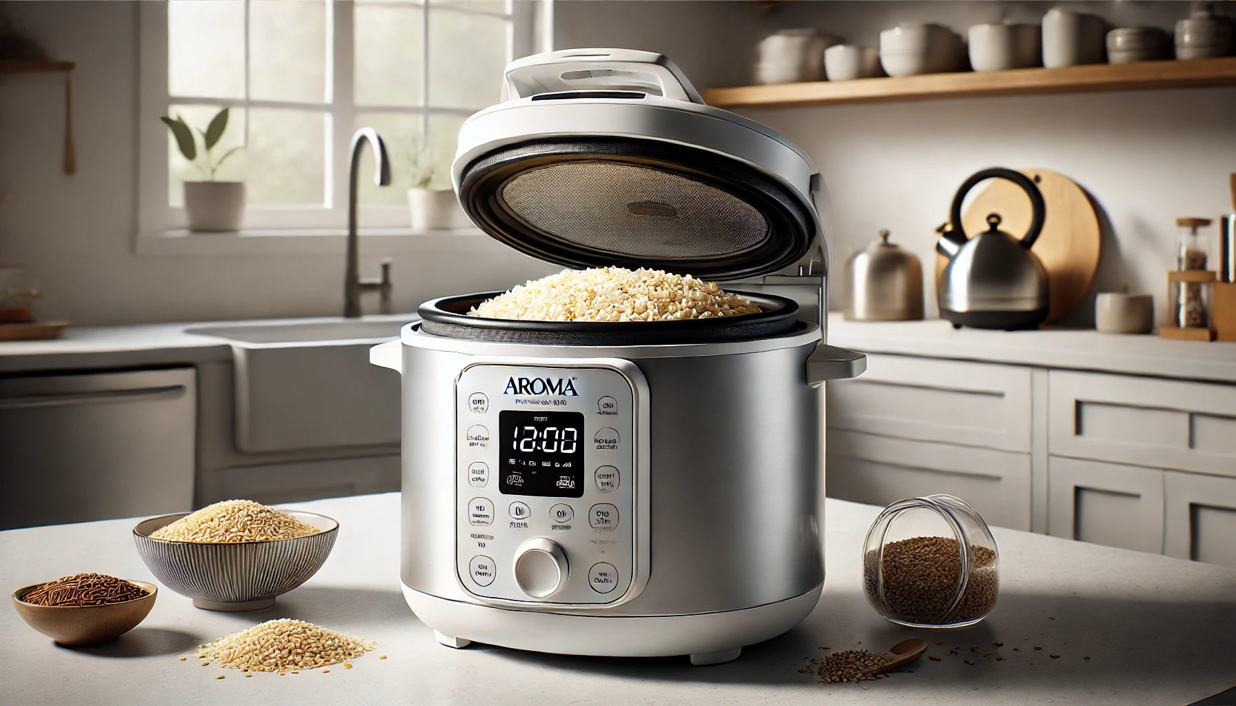 how do you use aroma rice and grain cooker