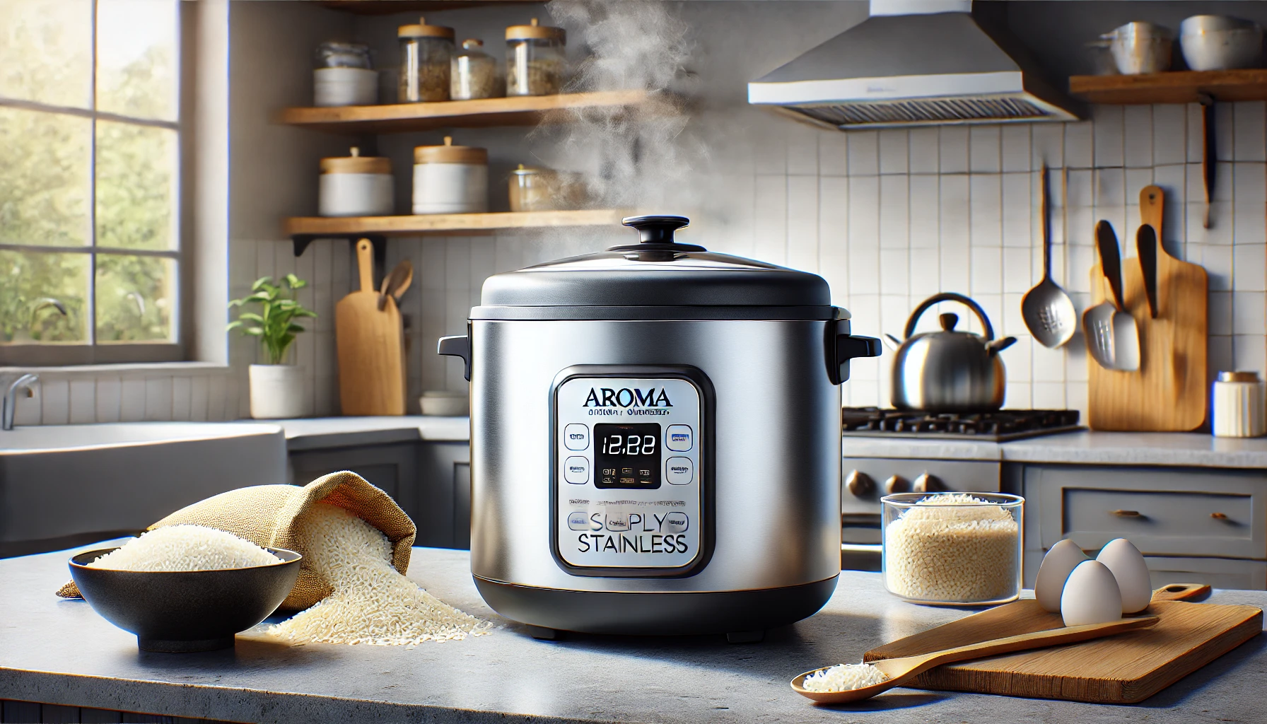 how do you use aroma simply stainless rice cooker