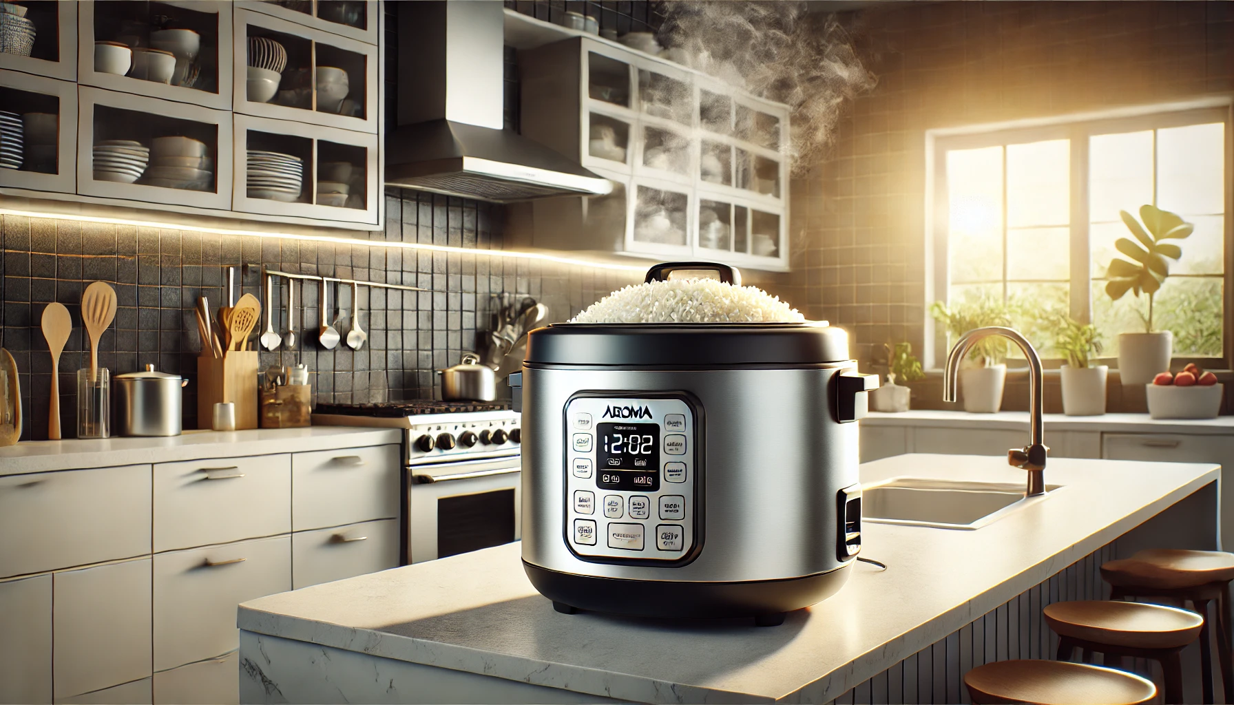 how to cook rice in a aroma rice cooker