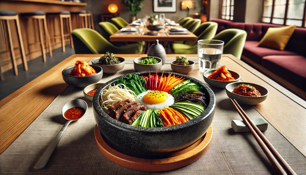 how to eat bibimbap bowl