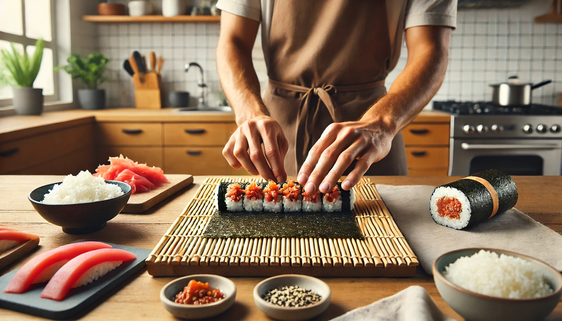how to make spicy tuna rolls