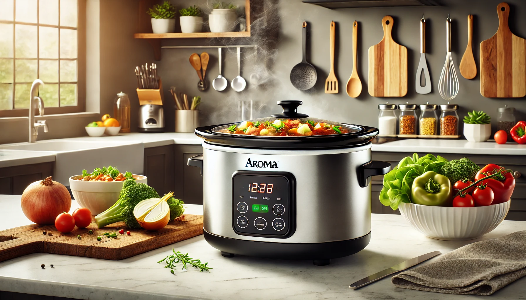 is aroma slow cooker high or low
