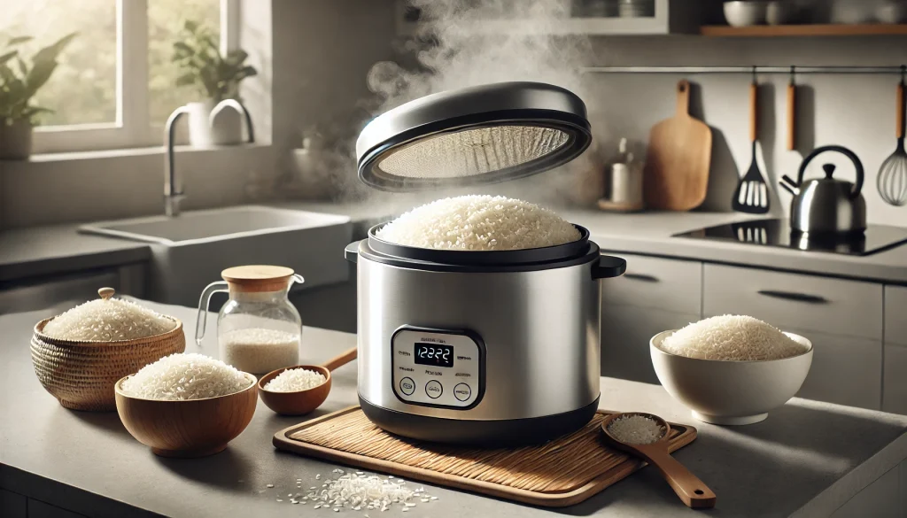 steam rice in an electric steamer