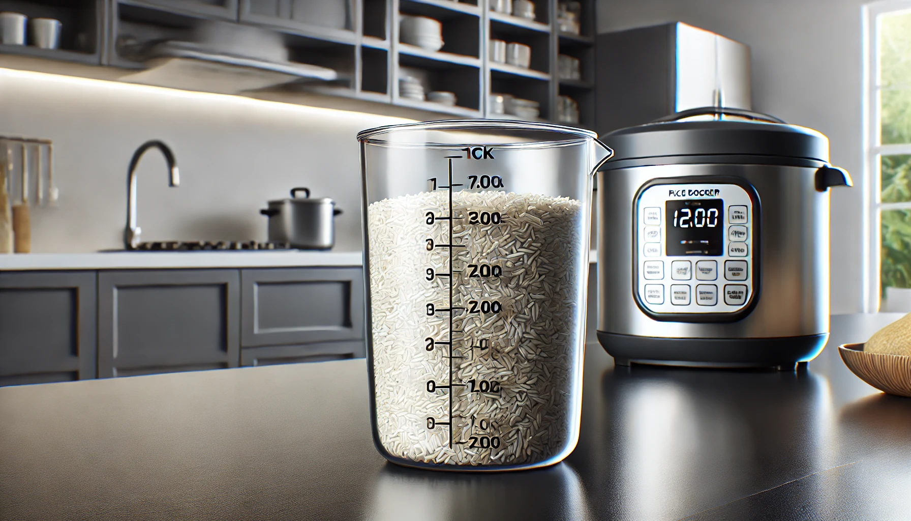 How big is a rice cooker measuring cup