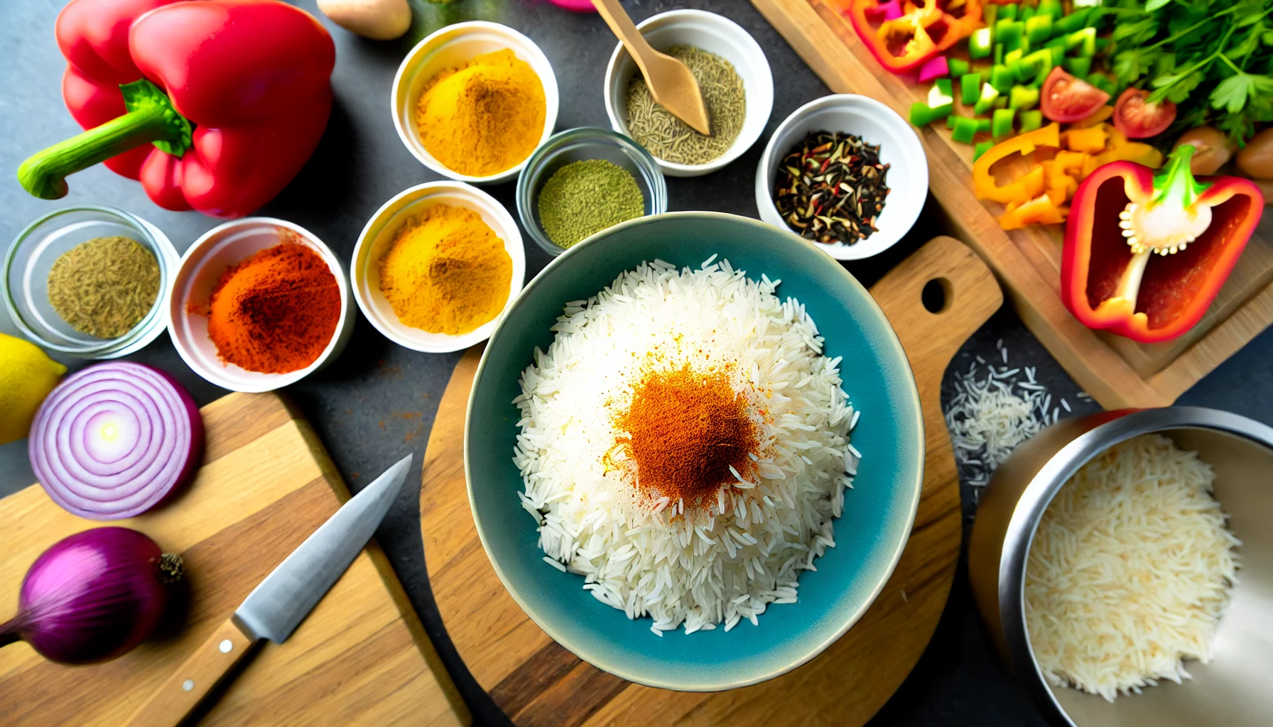 How can you spice up white rice