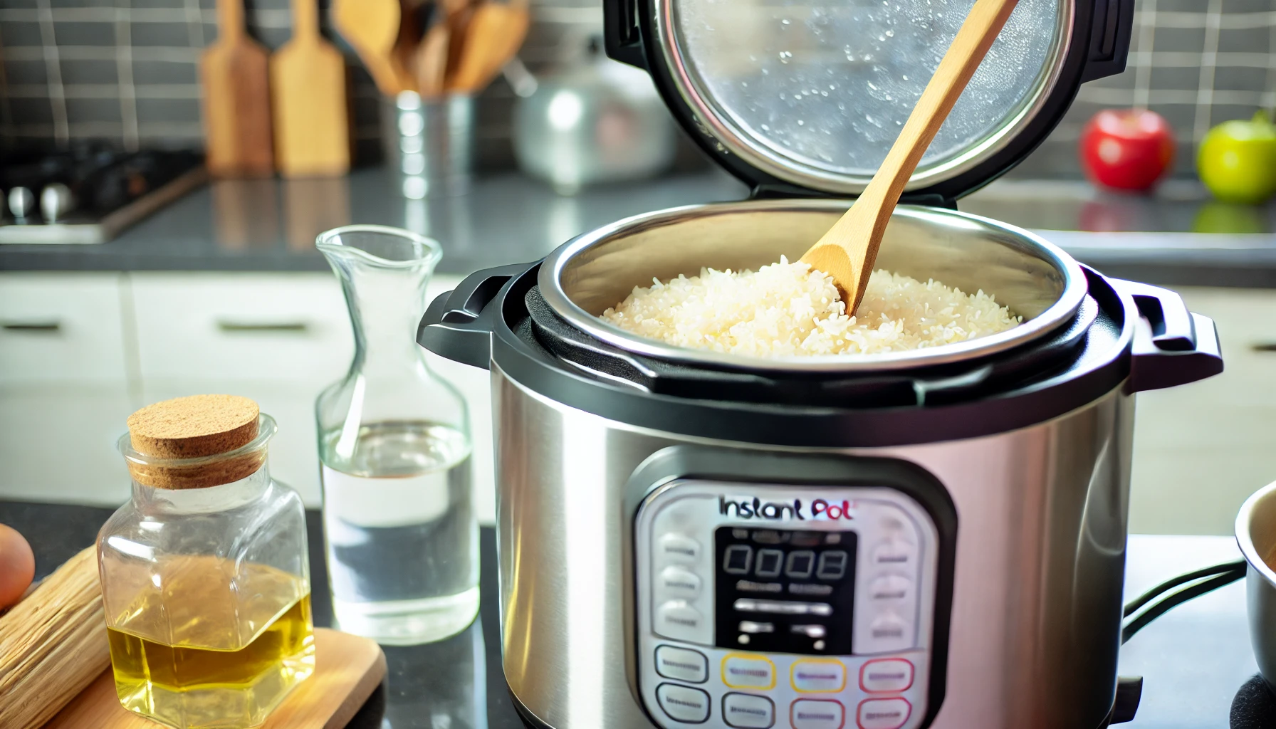 How do you fix sticky rice in an instant pot