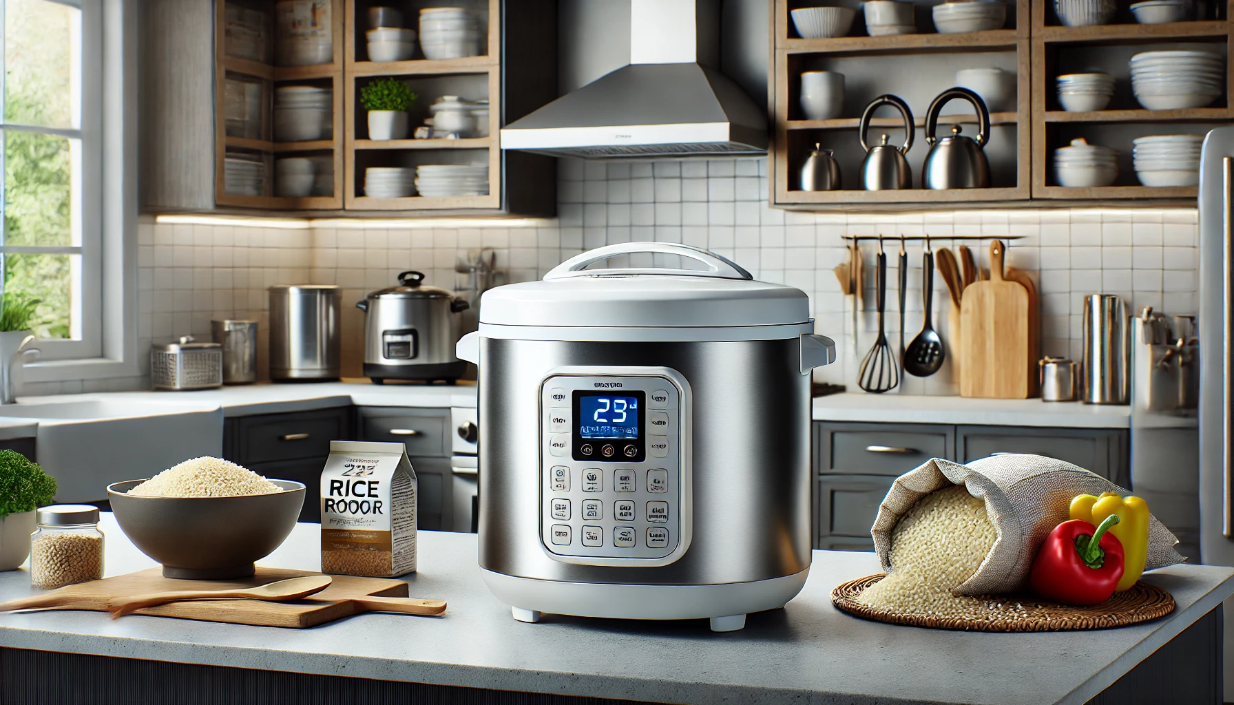 how big is a rice cooker that can make 23 cups