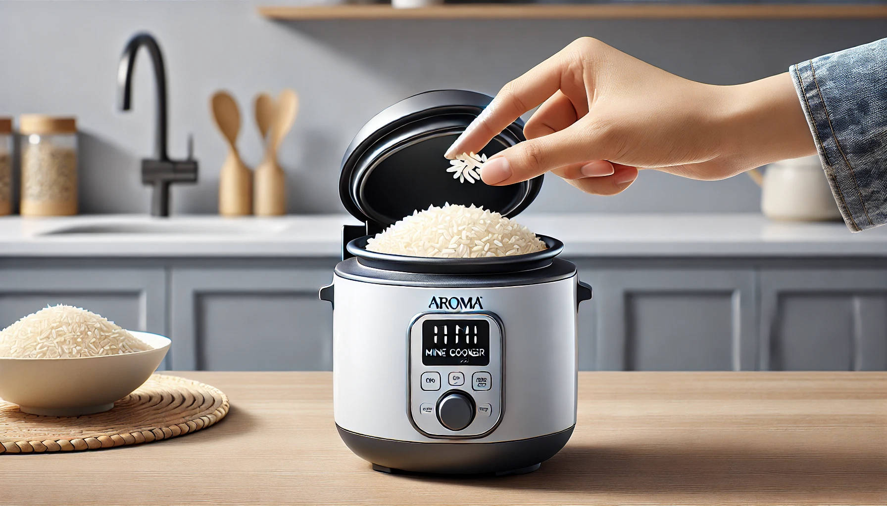 how do i use my aroma mini rice cooker