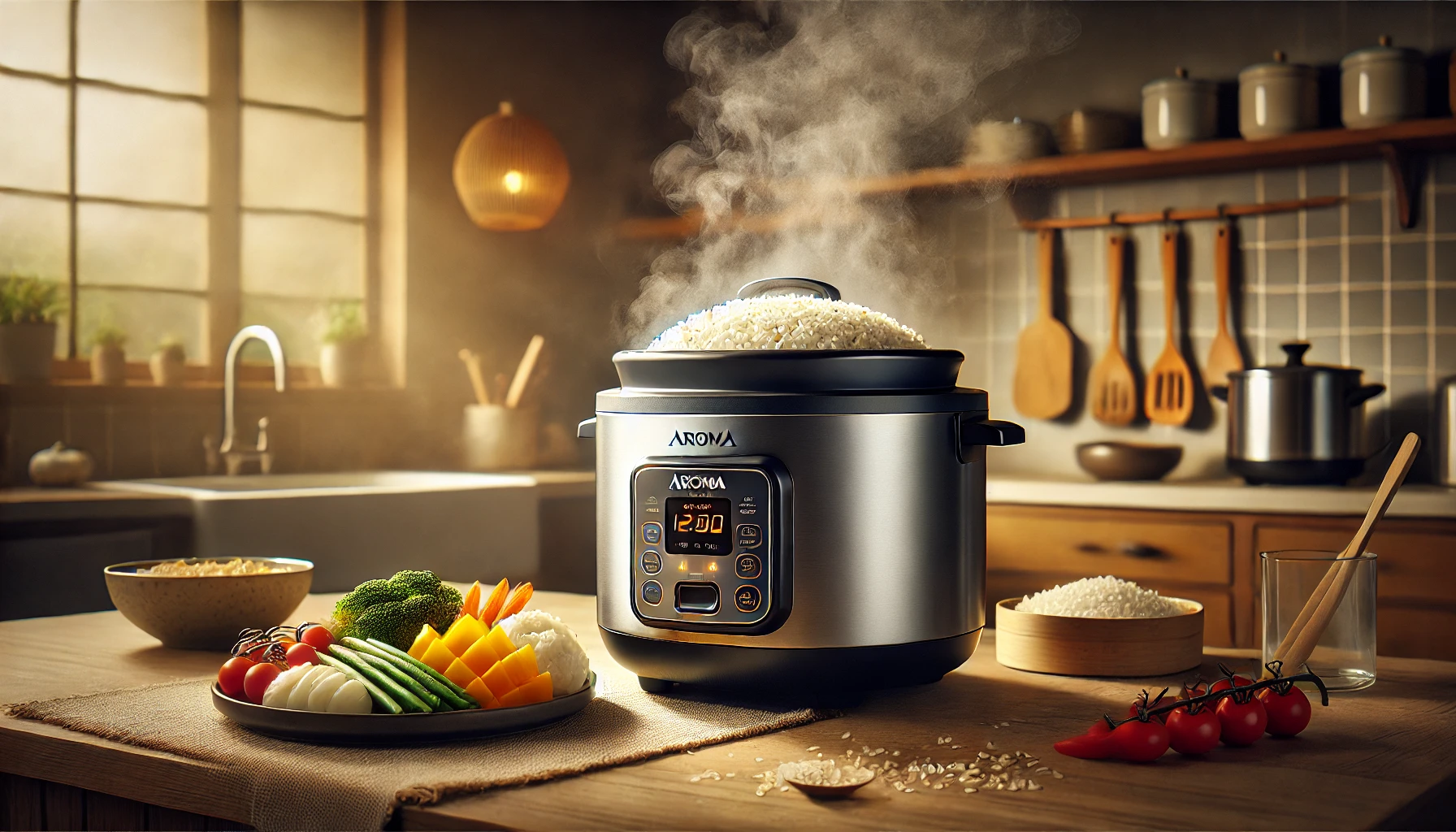 how do you use a aroma rice cooker steamer