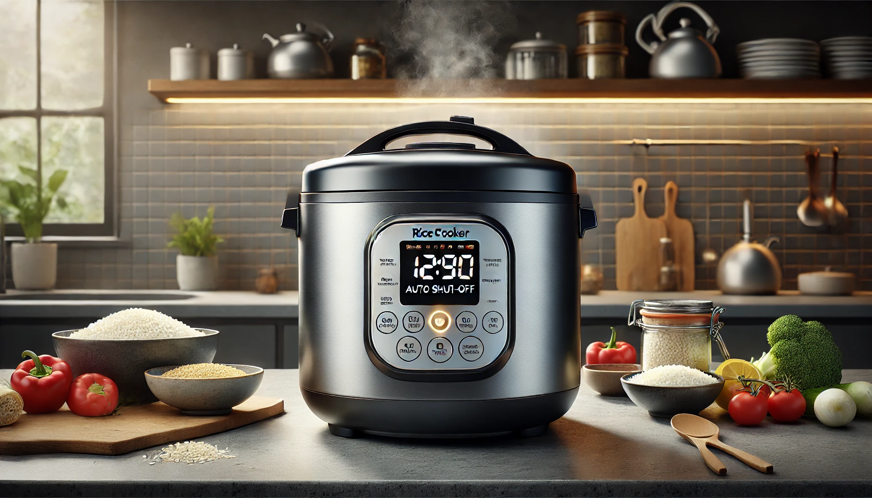 how does rice cooker know when to turn off