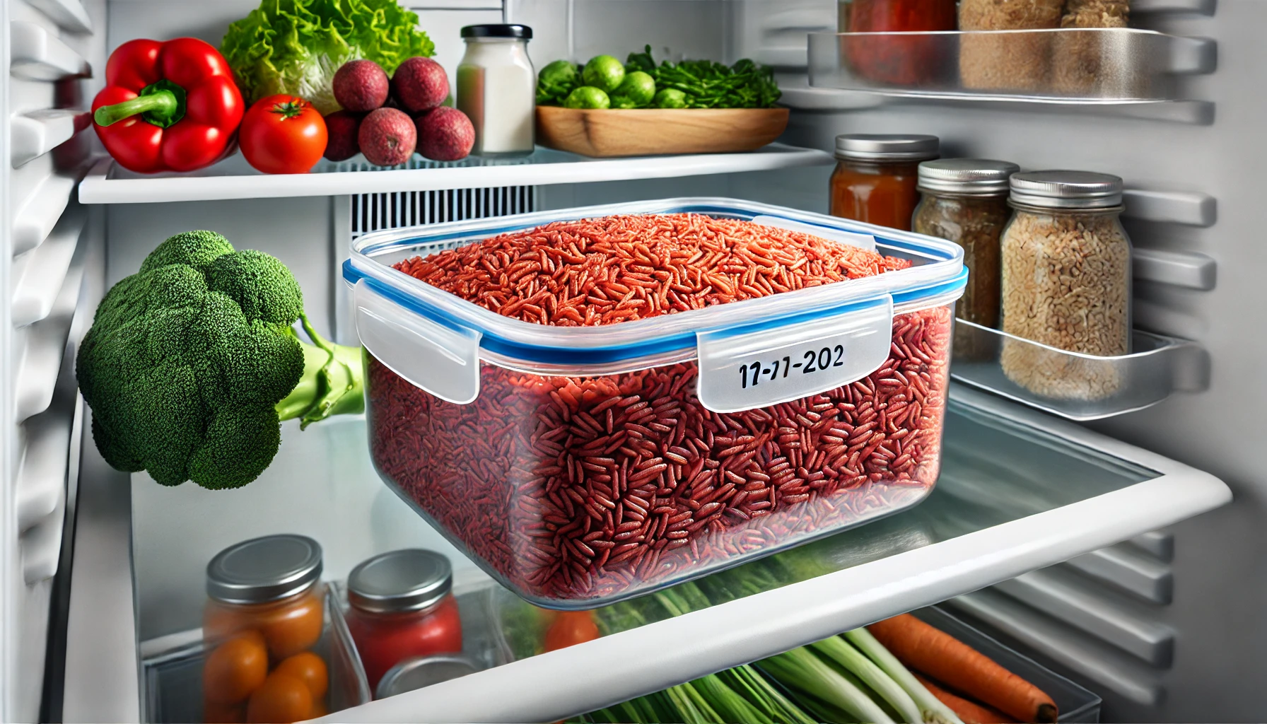 How long does cooked red rice last in the fridge