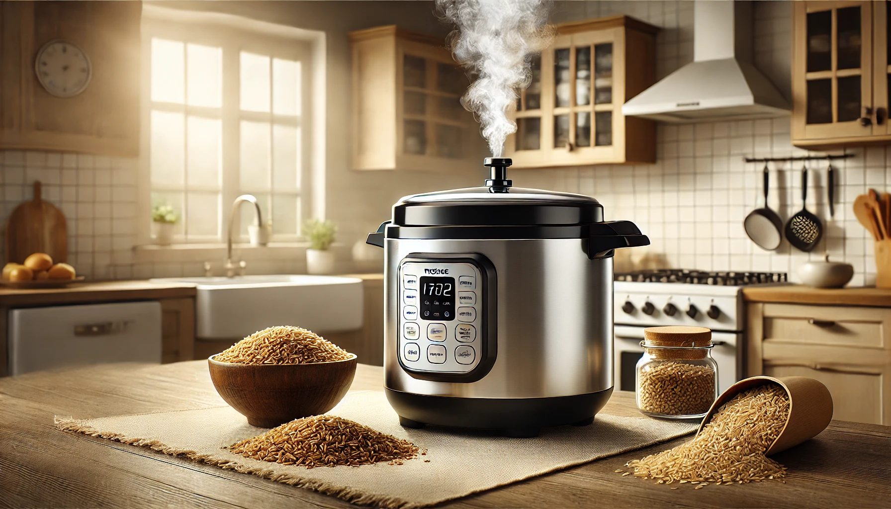 How many whistles for brown basmati rice