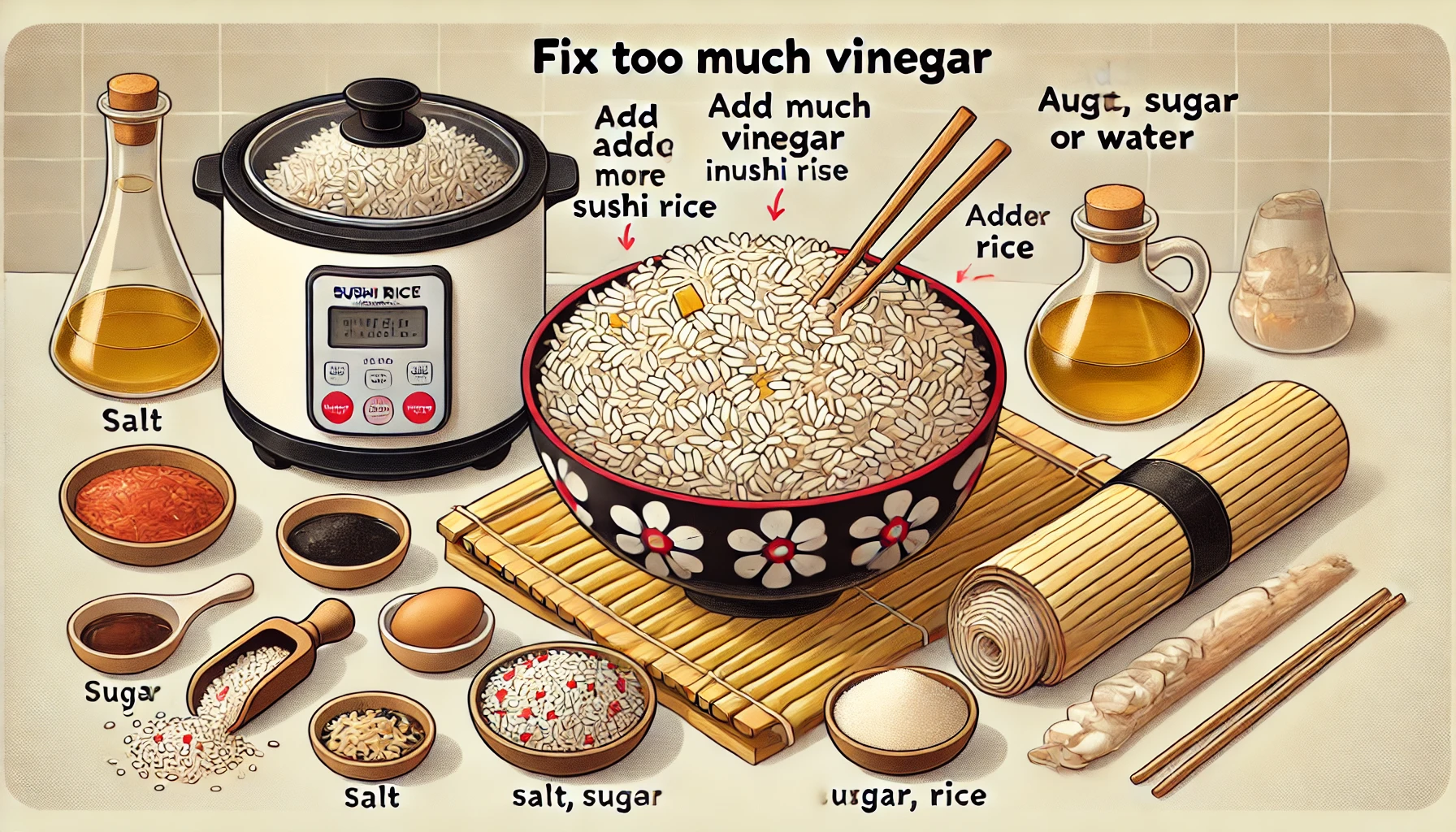 How to Fix Too Much Vinegar in Sushi Rice Quick Solutions