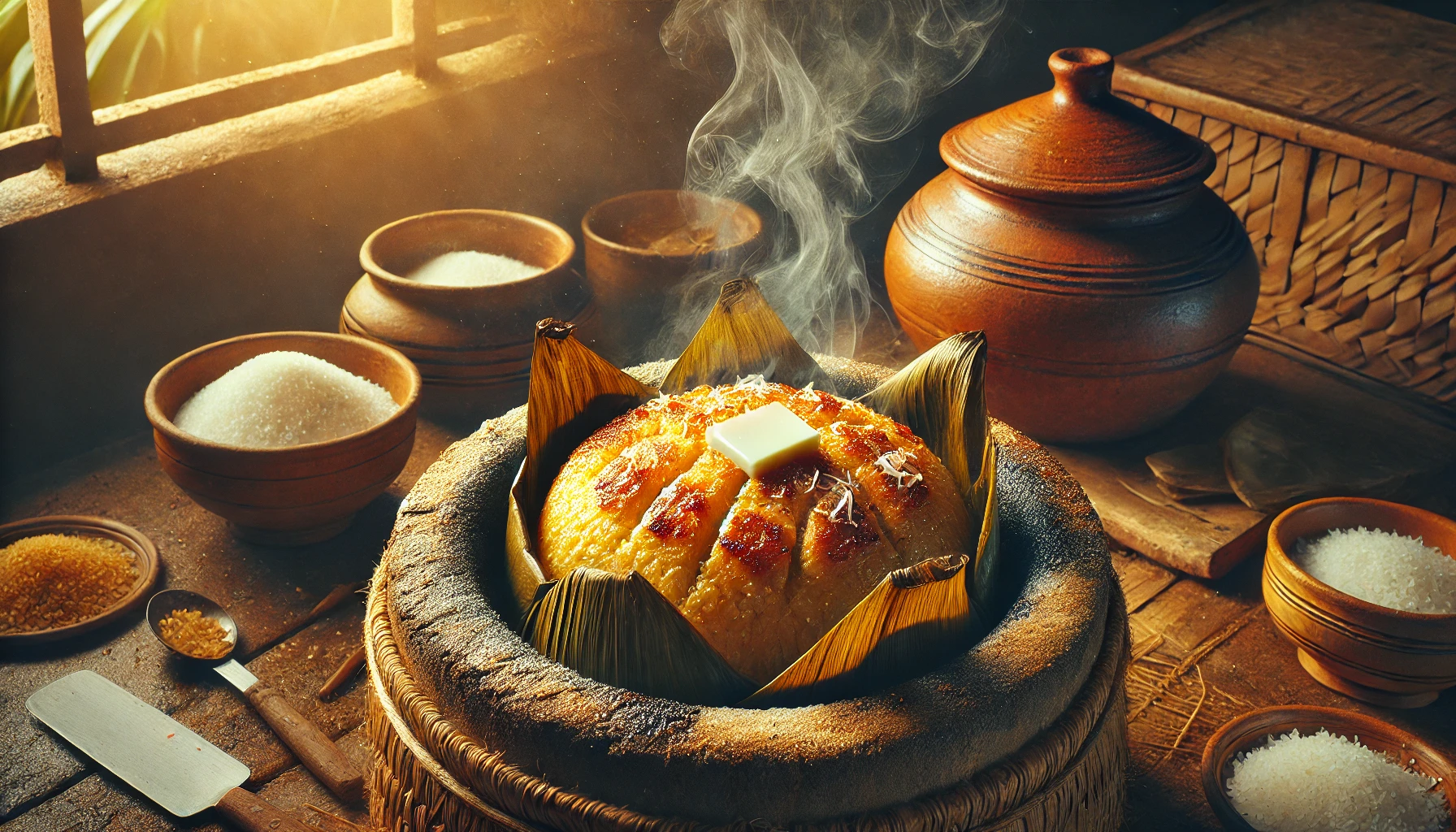 How to cook glutinous rice bibingka