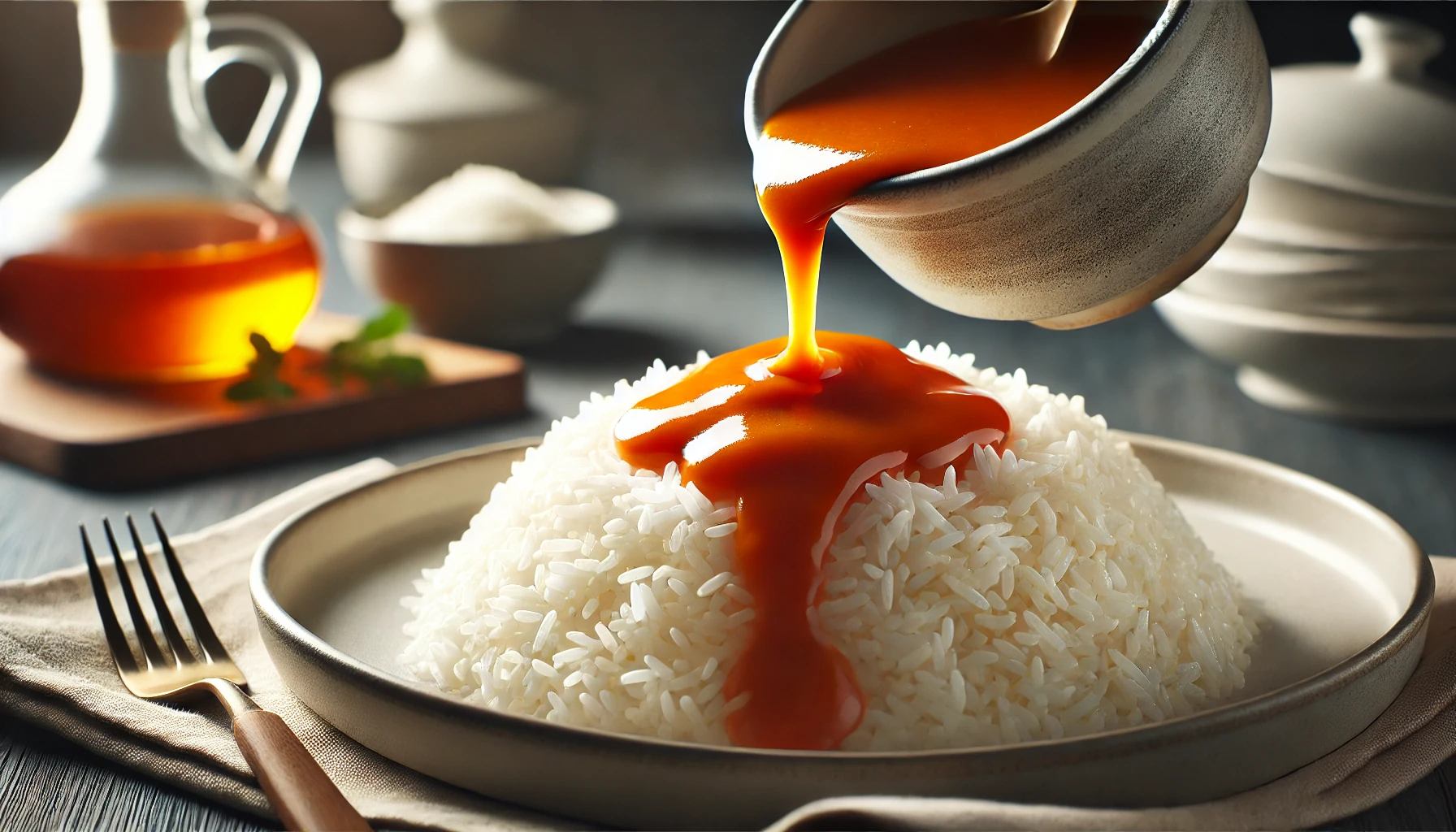 What sauce can i add to white rice