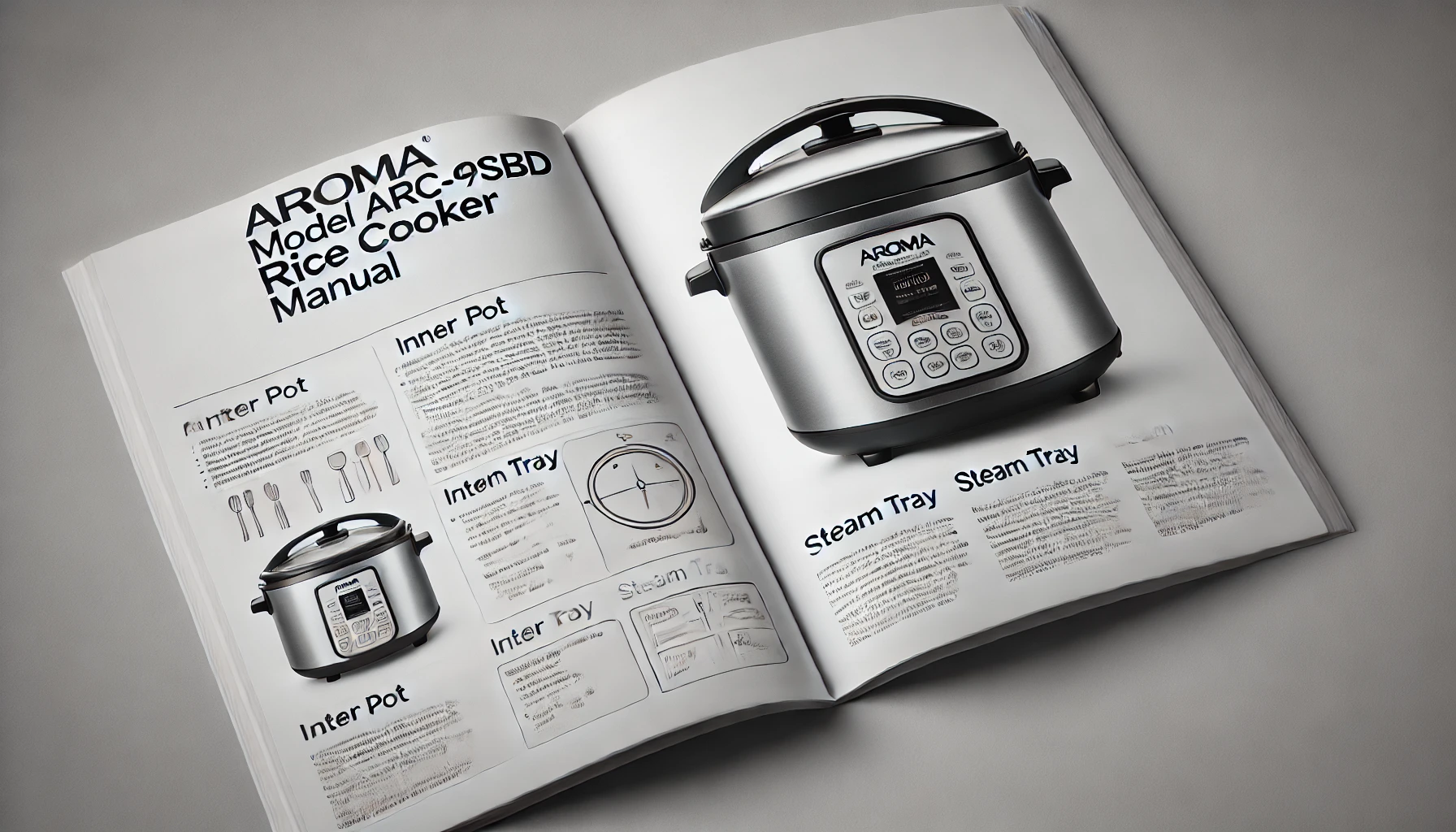 Aroma Model ARC-914SBD manual