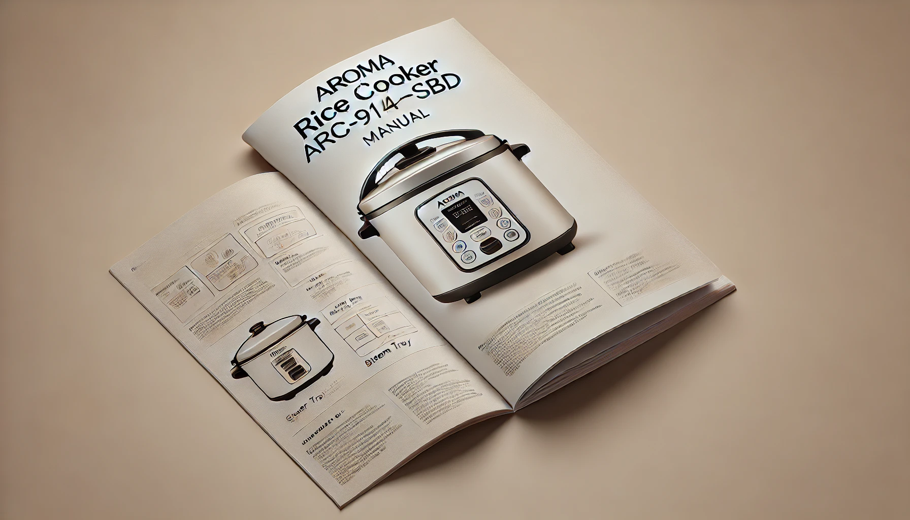 Aroma Rice Cooker ARC-914SBD Manual