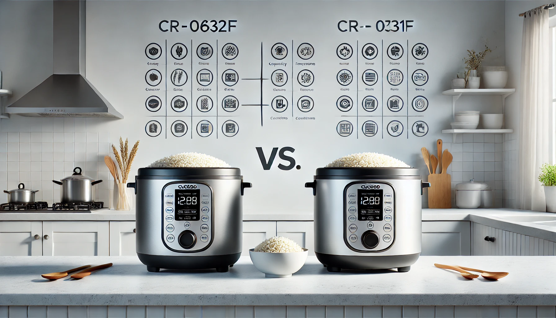 Cuckoo CR-0632F vs CR-0631F