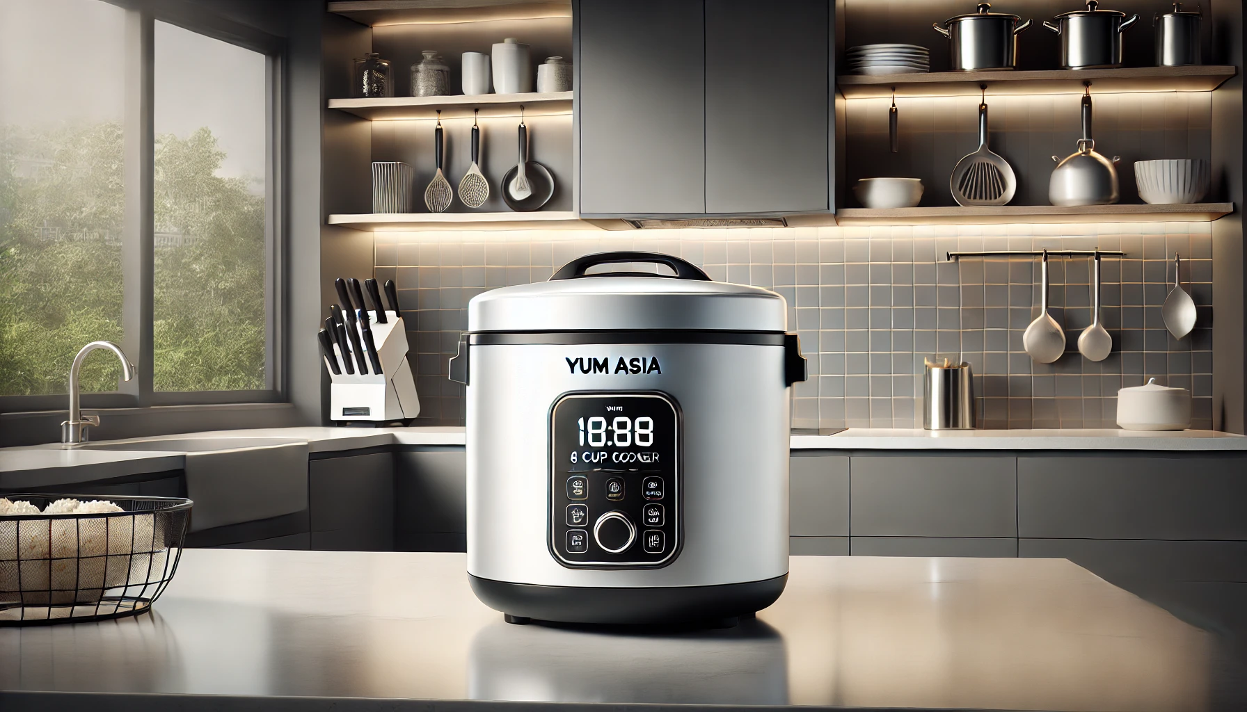 Yum Asia YUM-EN15US 8 Cup Rice Cooker