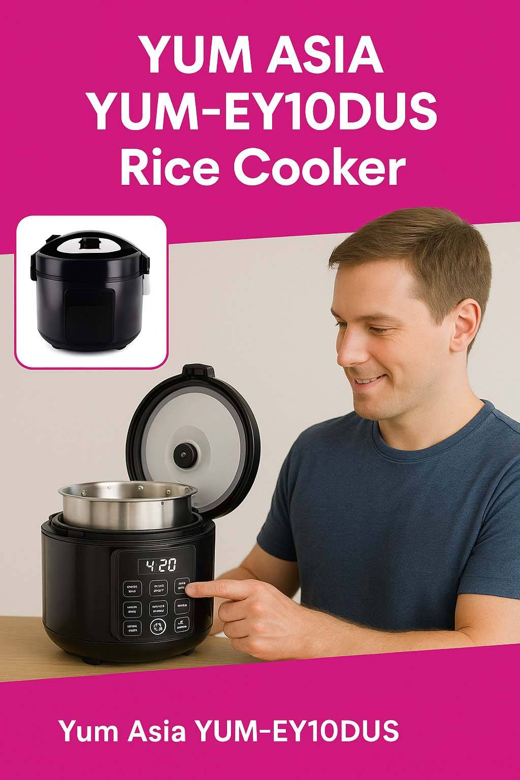 Yum Asia YUM-EY10DUS Rice Cooker Yum Asia YUM-EY10DUS Rice Cooker