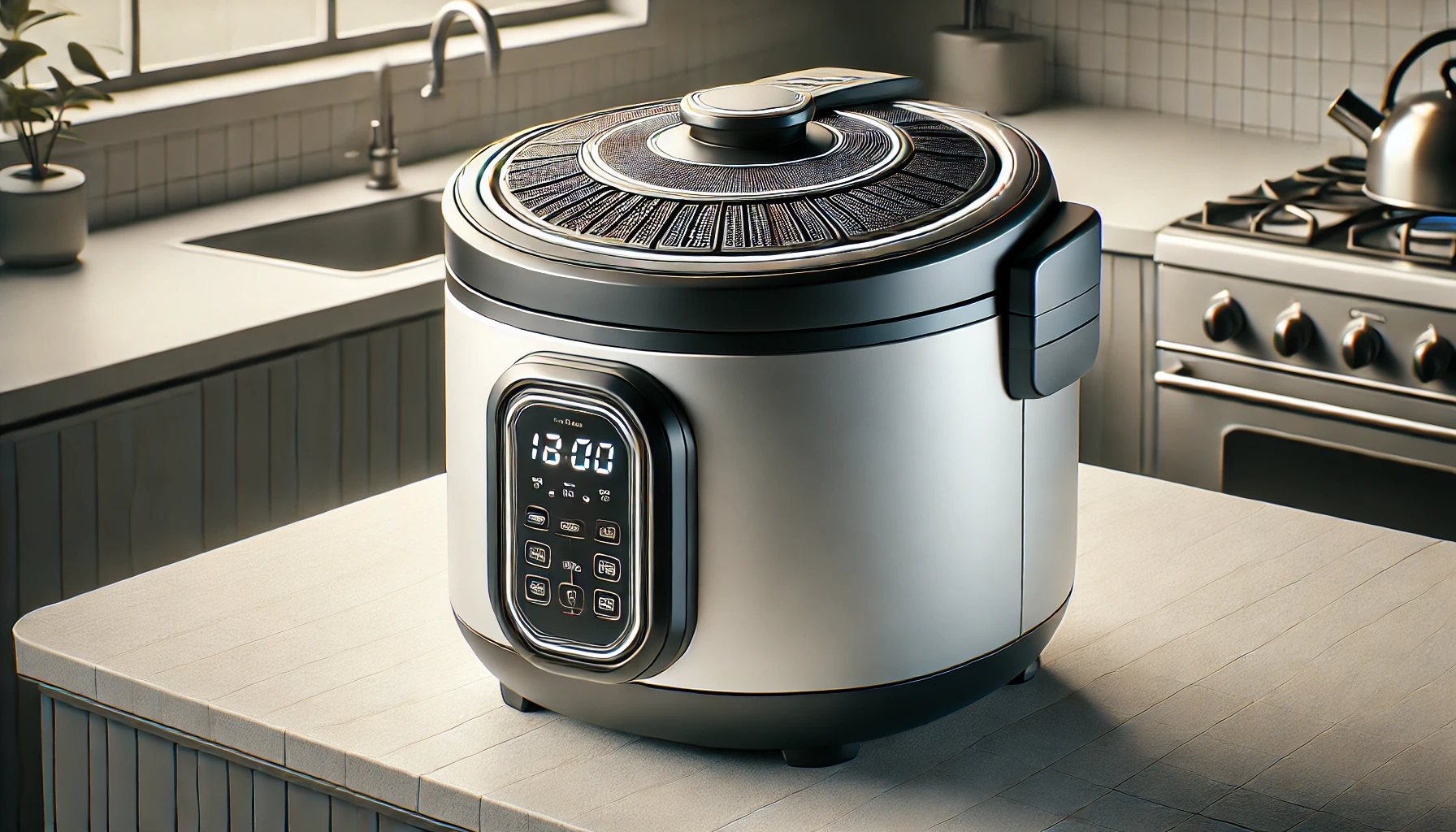 innovative lid design of a rice cooker