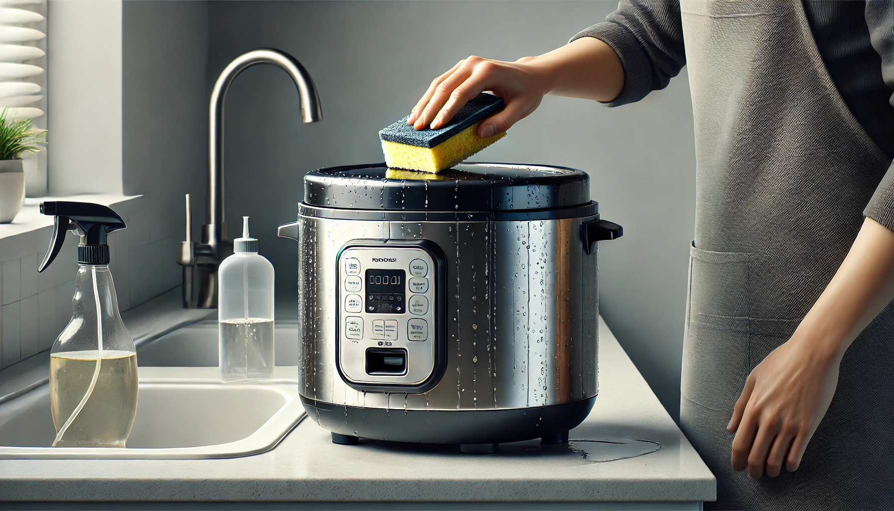 Clean Tough Oil Residue from Your Rice Cooker