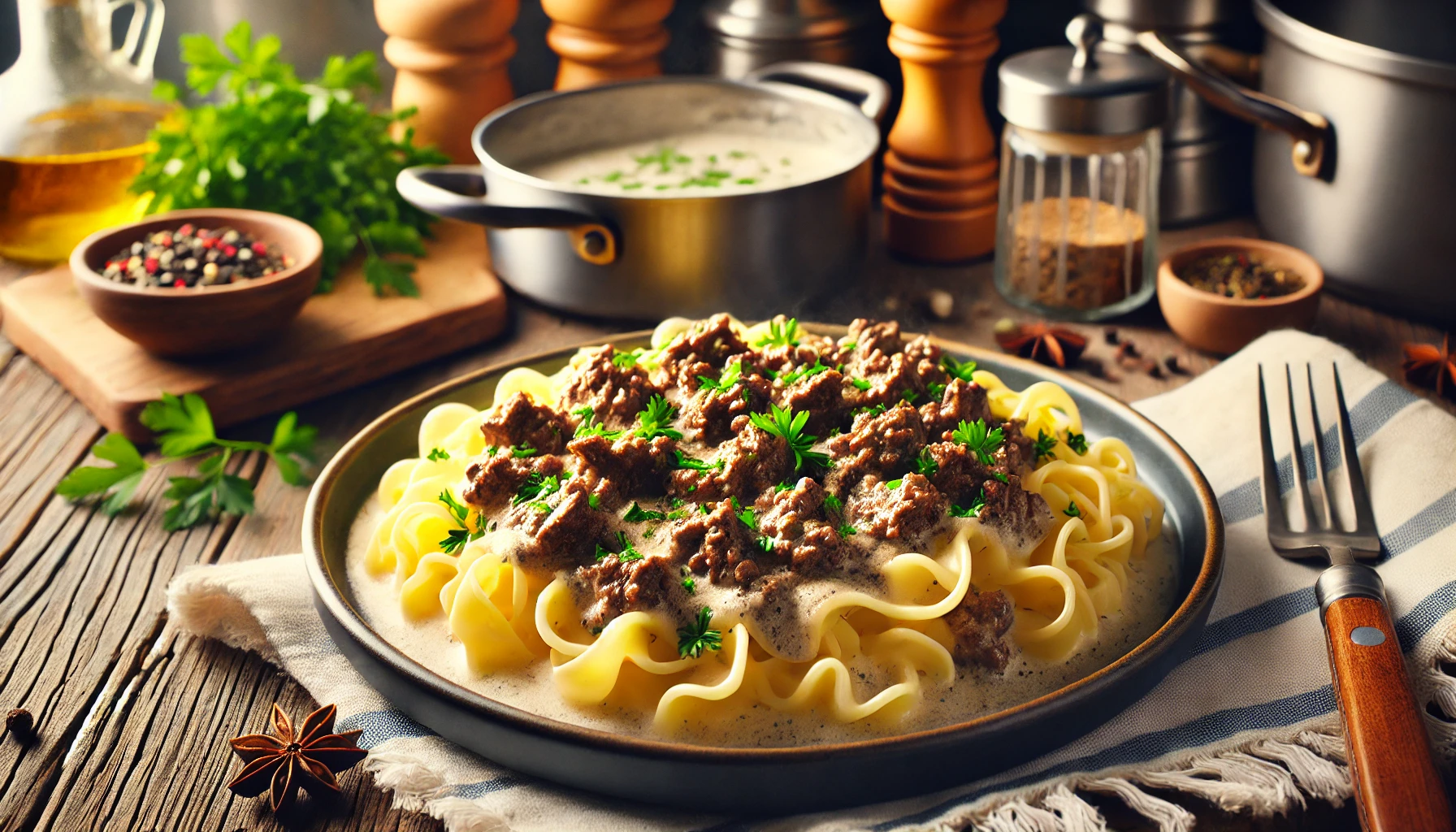 best ground beef stroganoff recipe