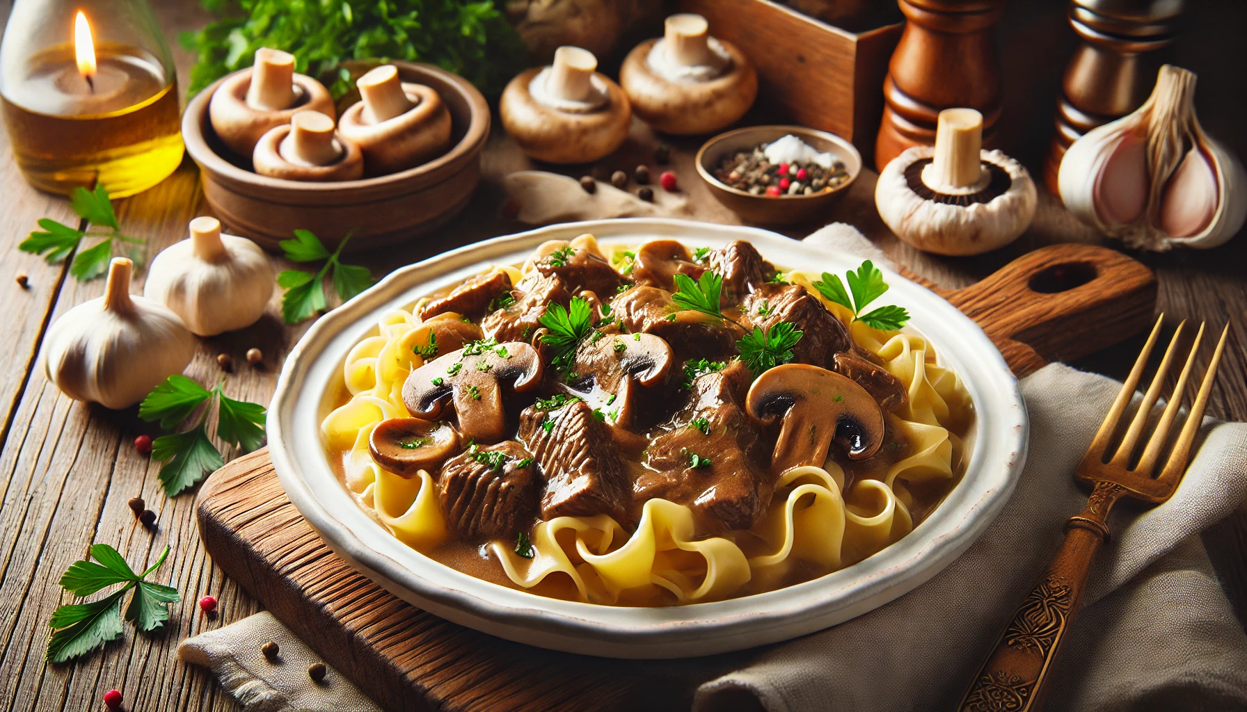 classic beef stroganoff recipe