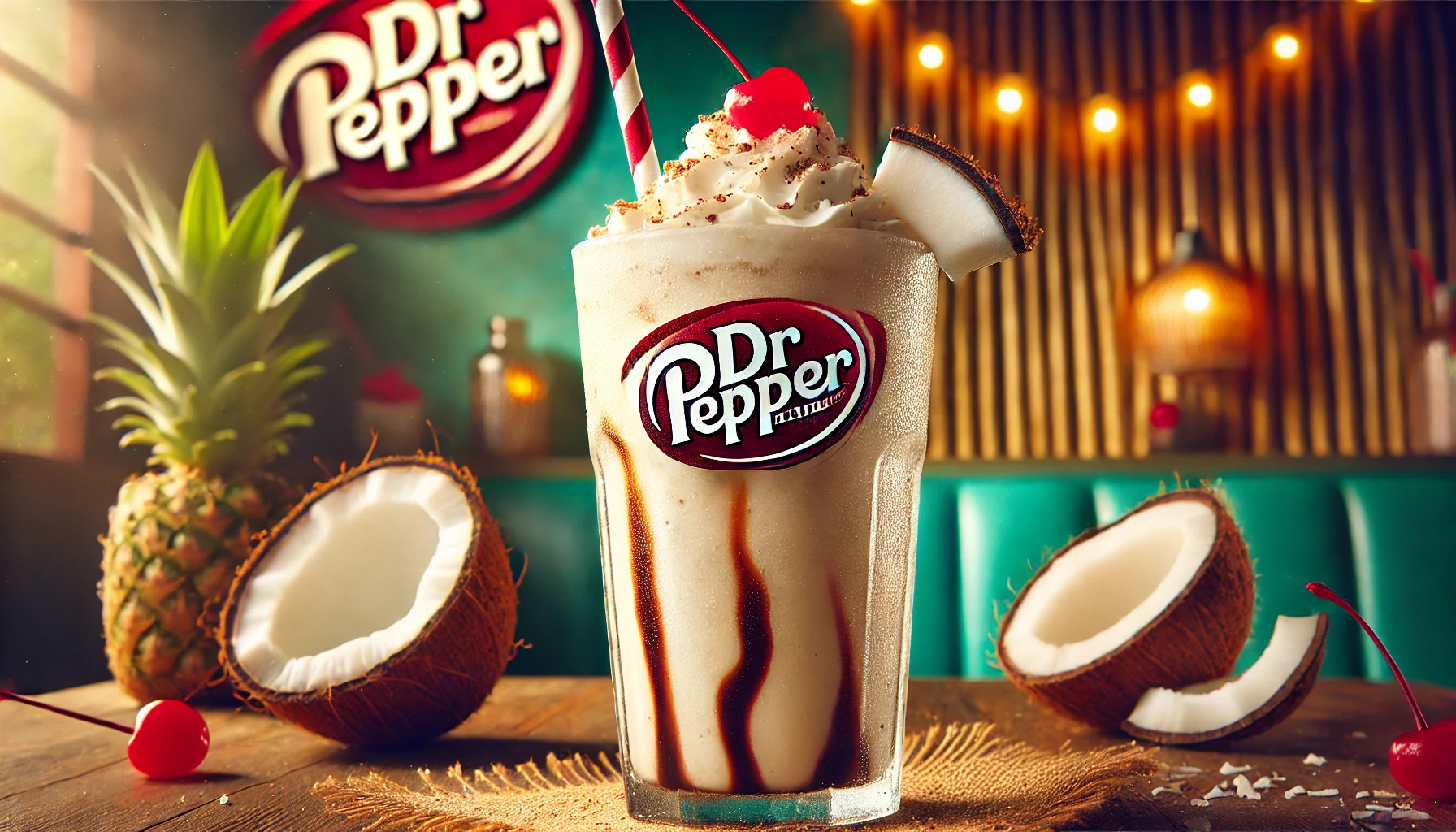 creamy coconut Dr Pepper