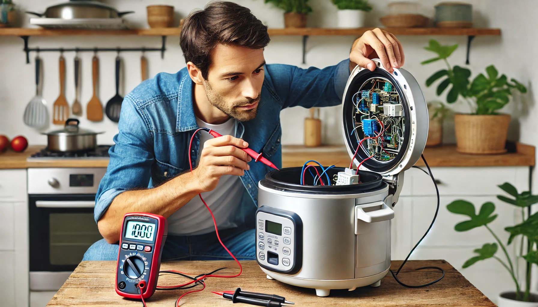 resolving electrical problems with a rice cooker