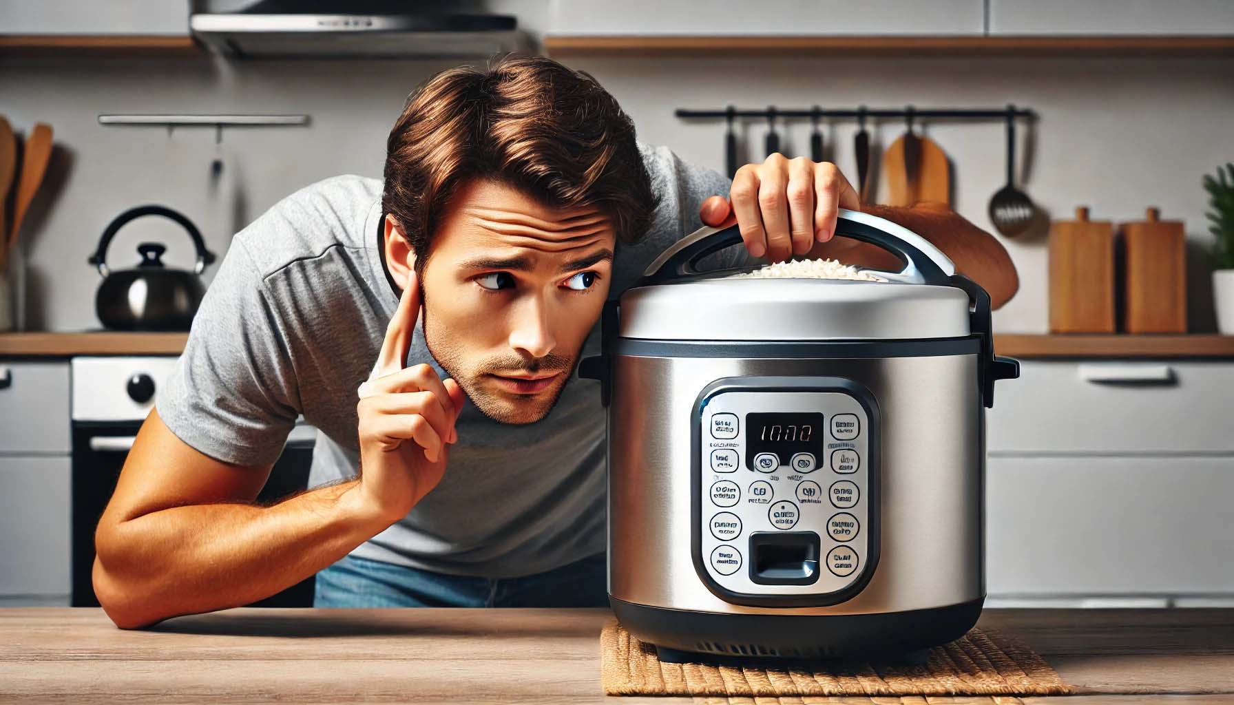 troubleshooting strange sounds coming from a rice cooker