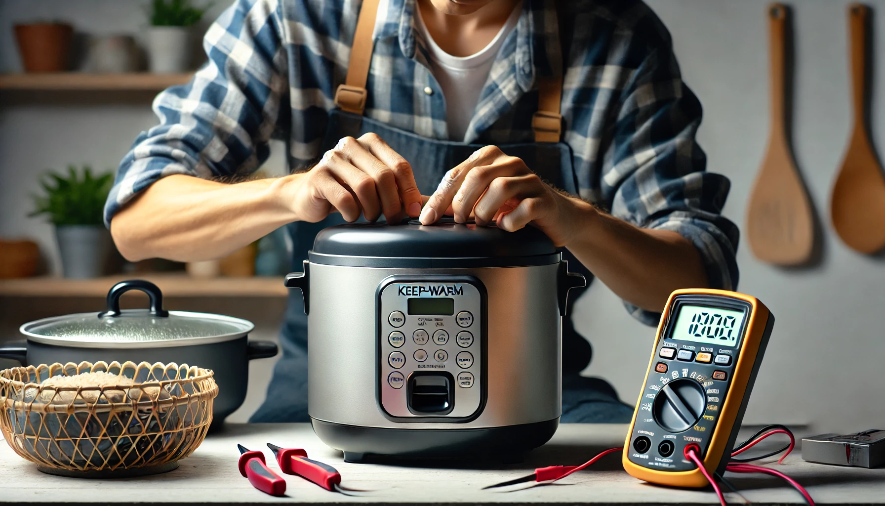 troubleshooting the keep-warm function on a rice cooker