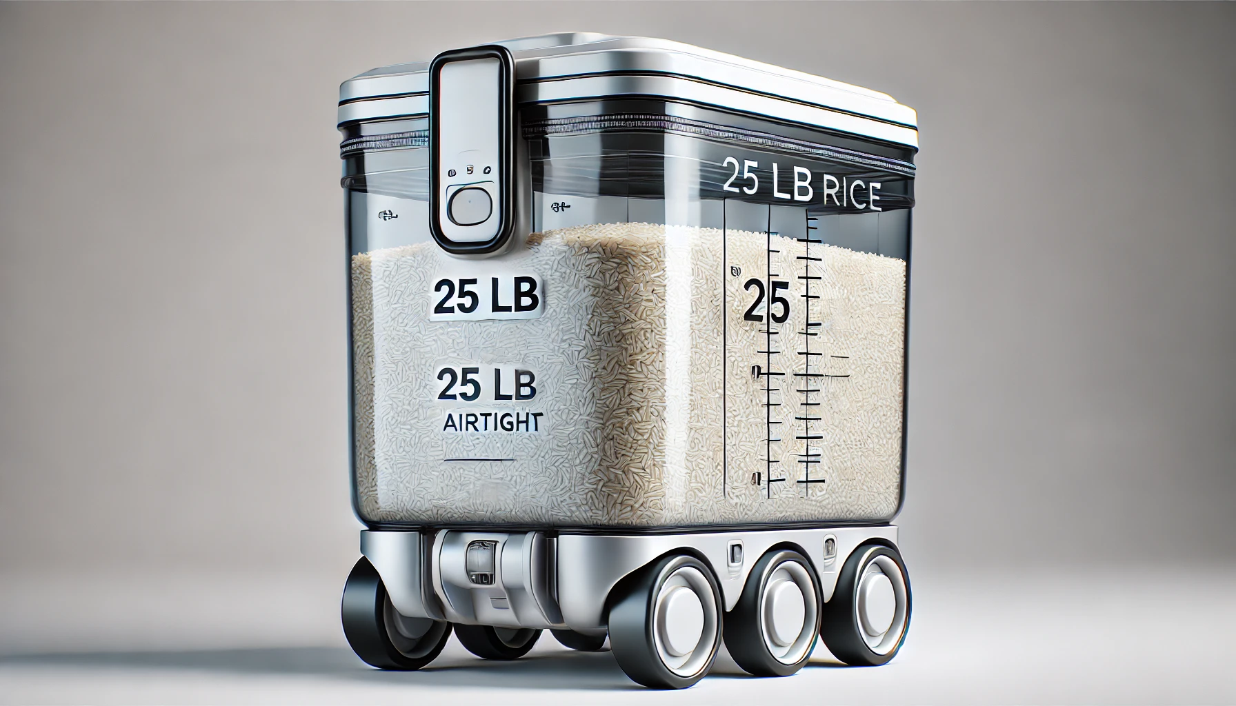 25 lb rice container Airtight