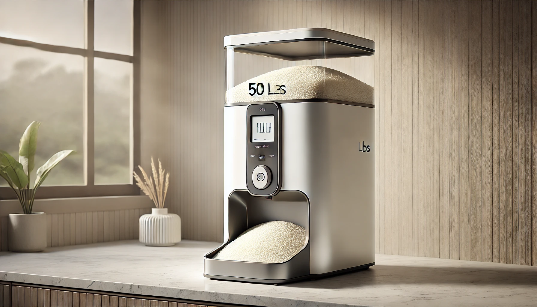 Asian rice dispenser 50 lbs