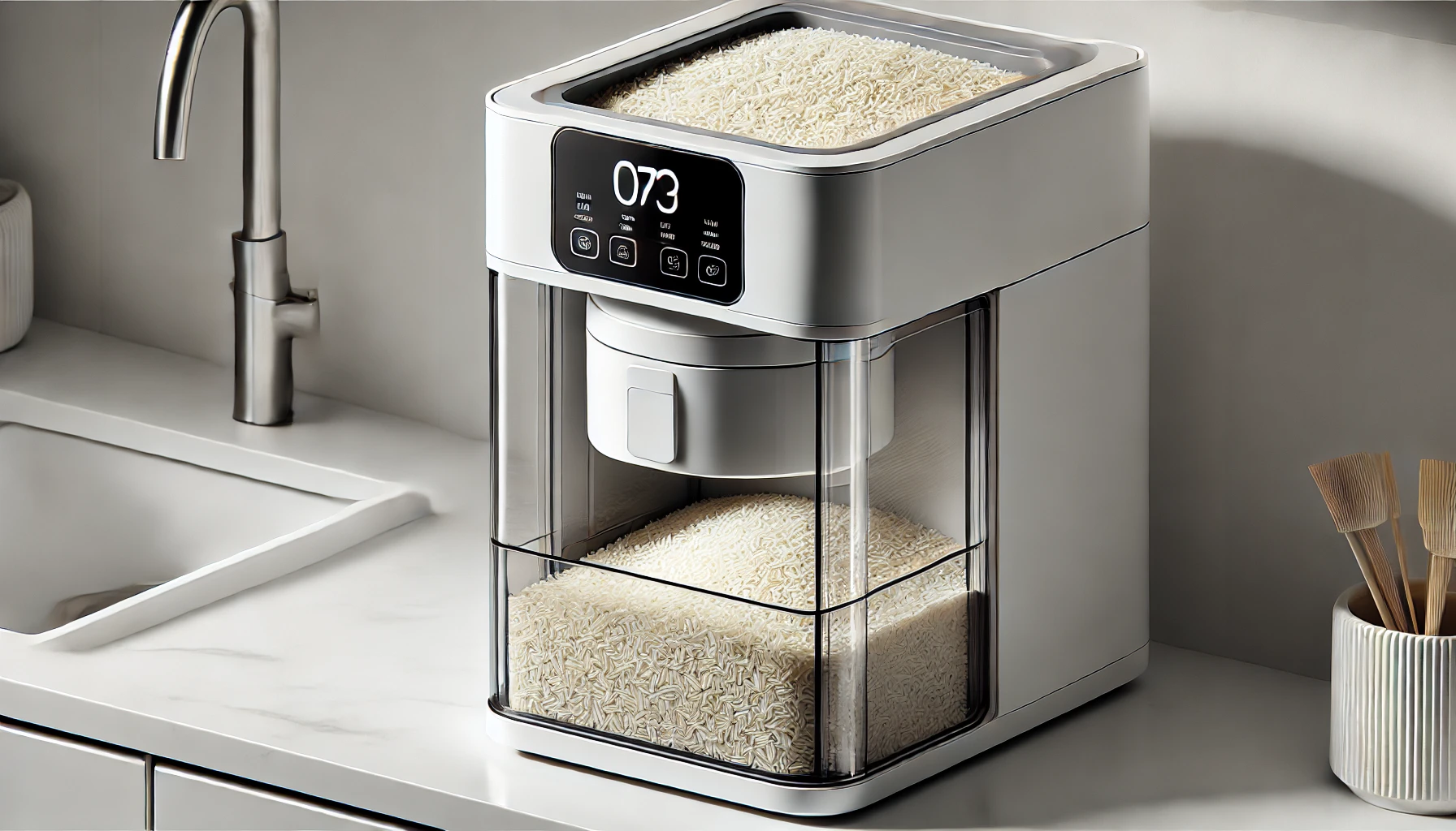 Asian rice dispenser